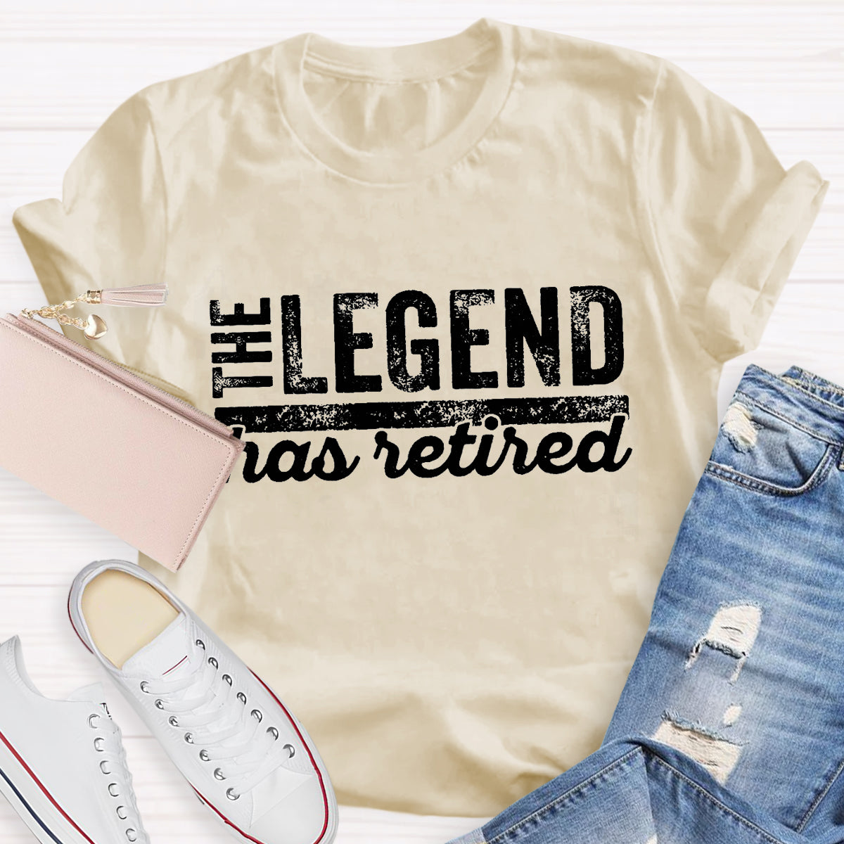 The Legend Has Retired Teacher T-Shirt