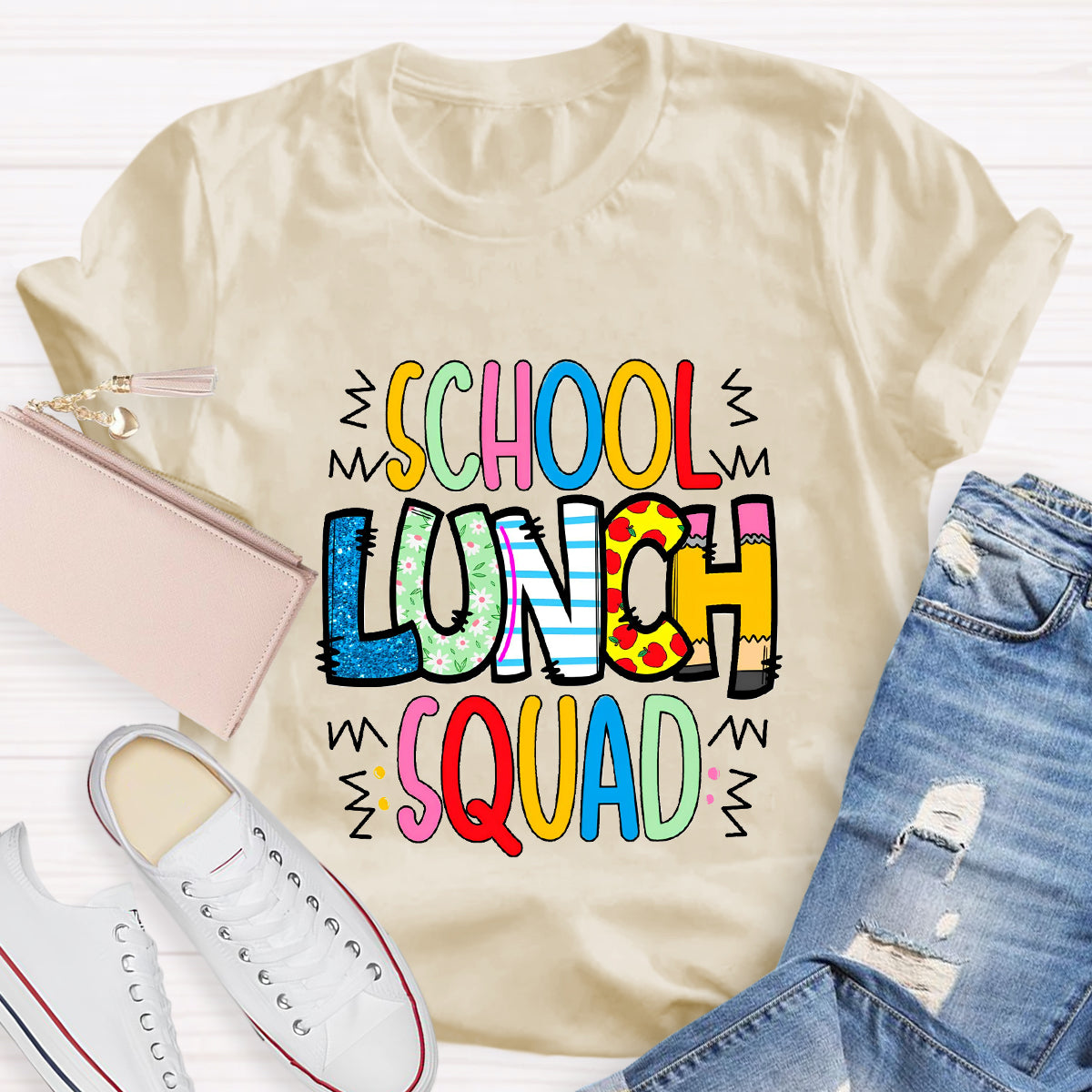 School Lunch Squad Lunch Lady T-Shirt