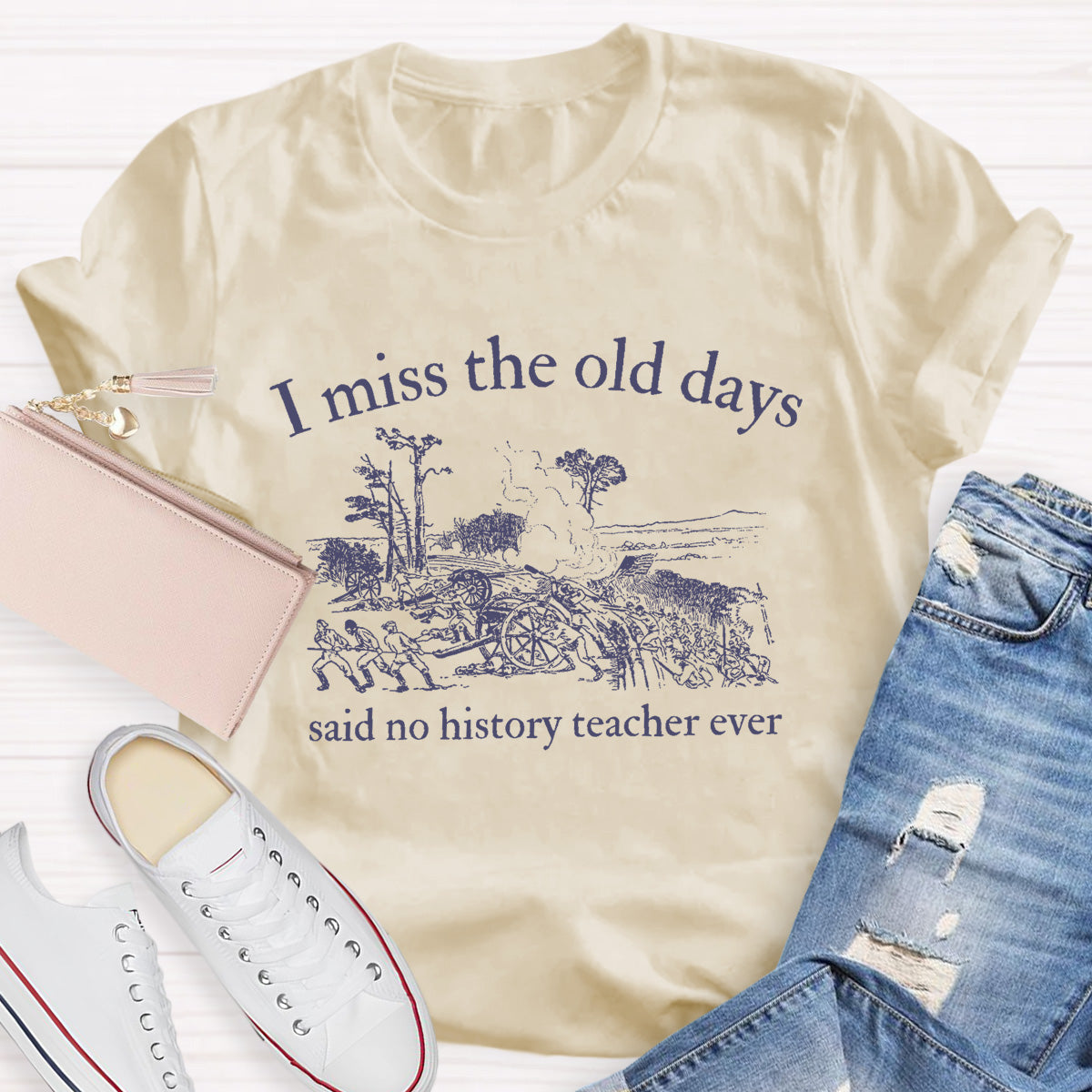 I Miss The Old Days Teacher T-Shirt