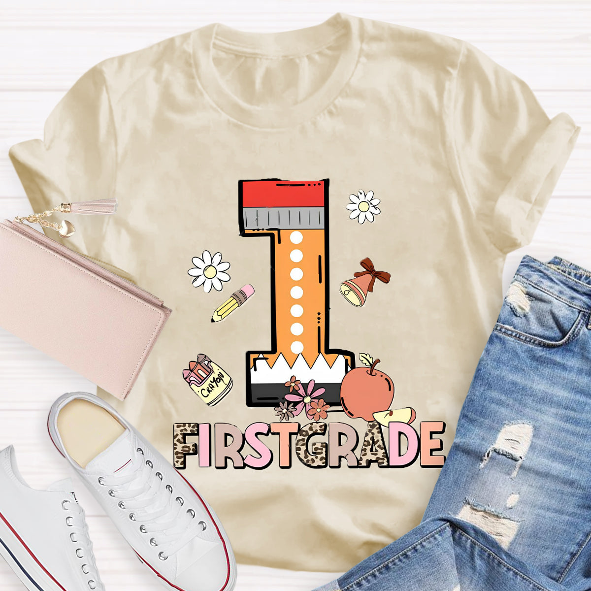 Personalized Grade K IS Symbol Of kindergarten Teacher T-Shirt
