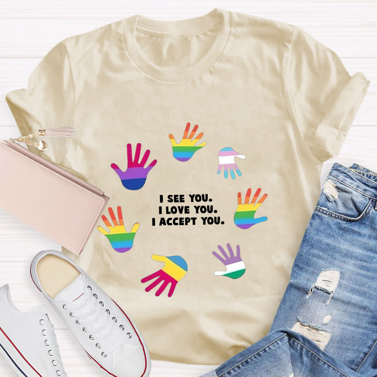 I See You I Love You Teacher T-Shirt