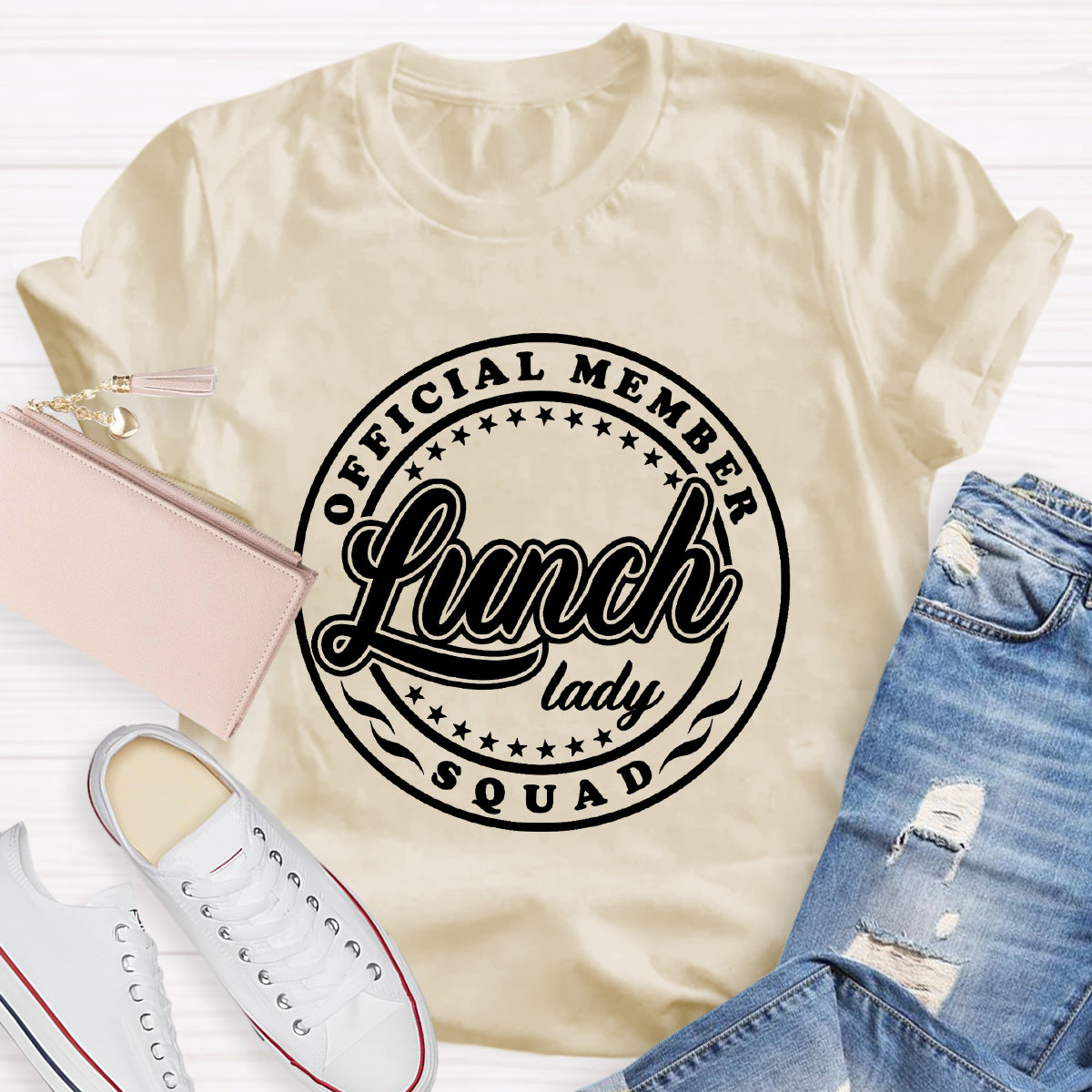 Official  Member Squad Lunch Lady T-Shirt