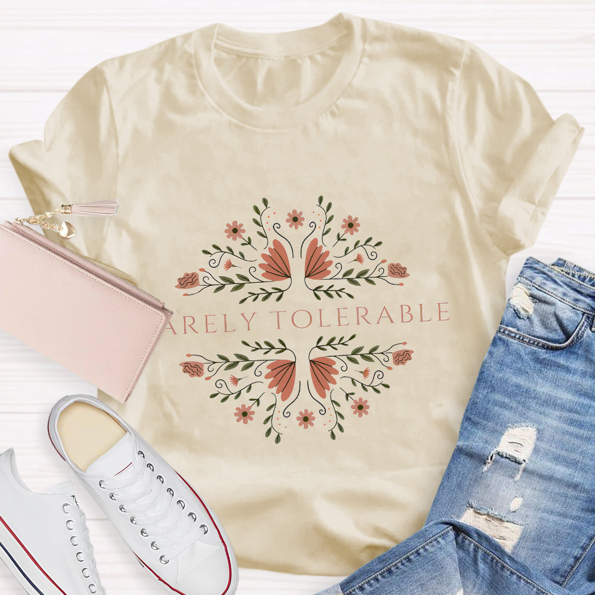 Barely Tolerable Pride And Prejudice Teacher T-Shirt