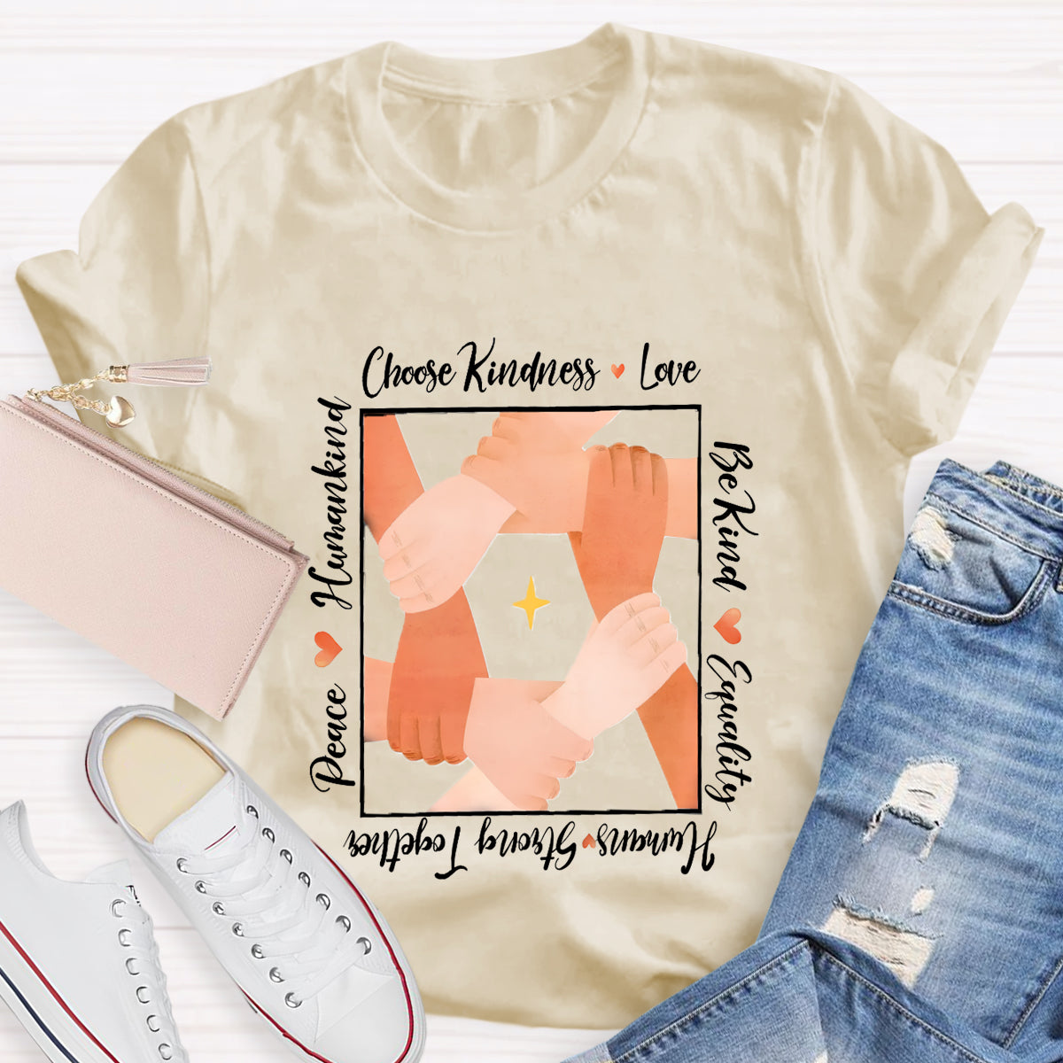 Choose Kindness Love Peace T-Shirt