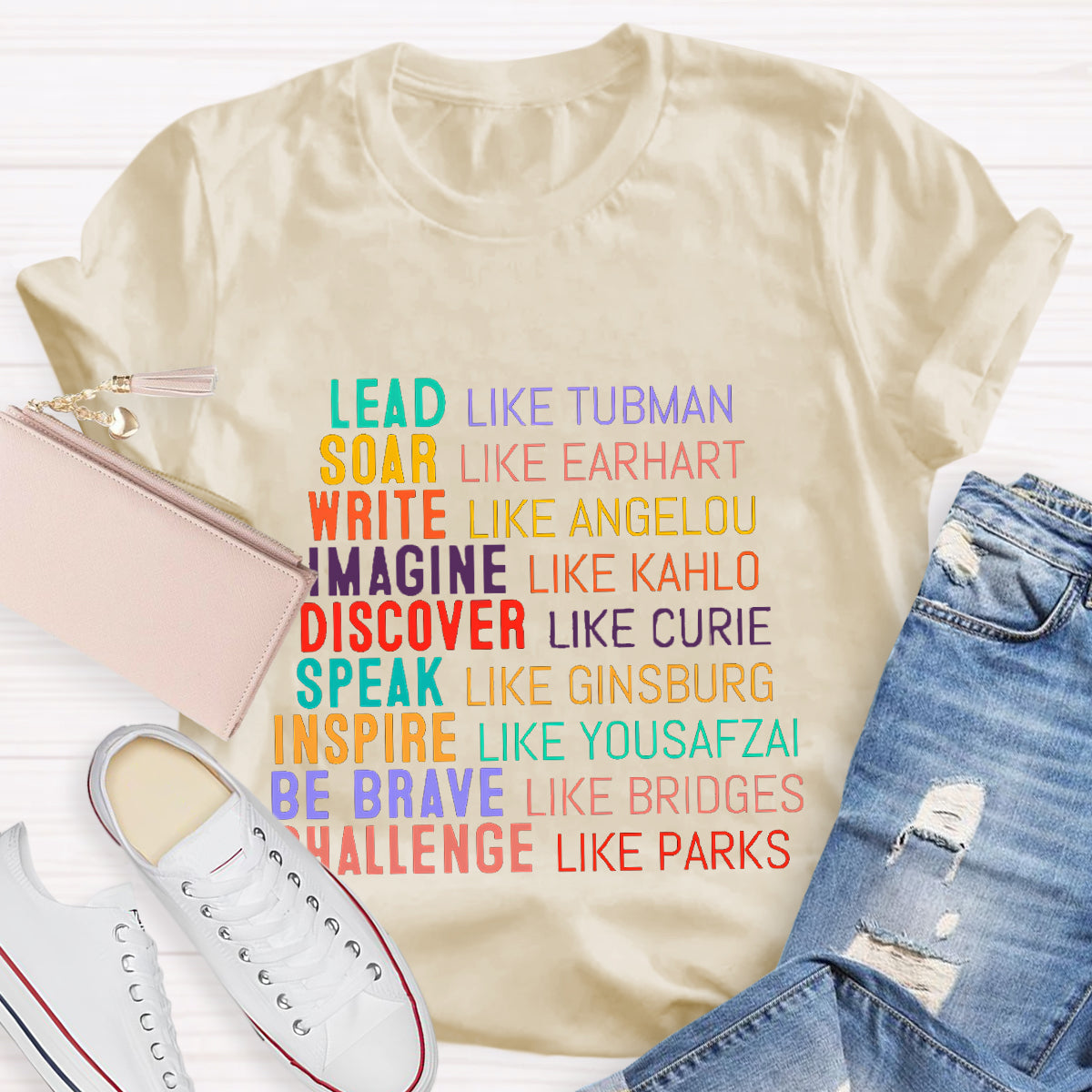 Lead Like Tubman Empowered Women T-Shirt