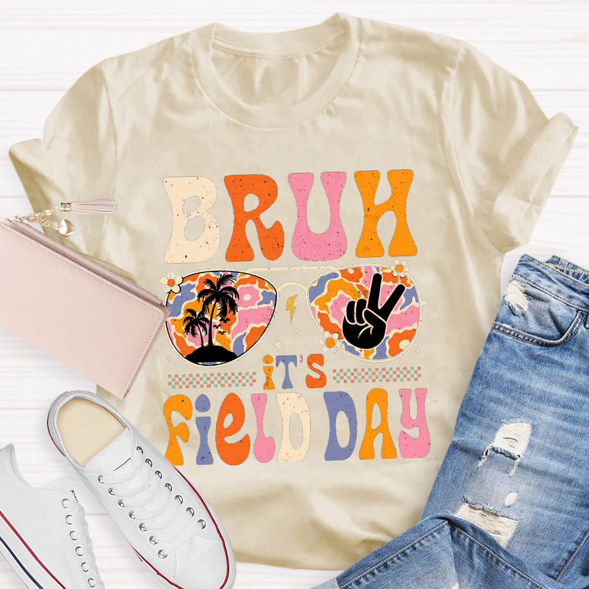 Bruh It's Field Day Teacher T-Shirt