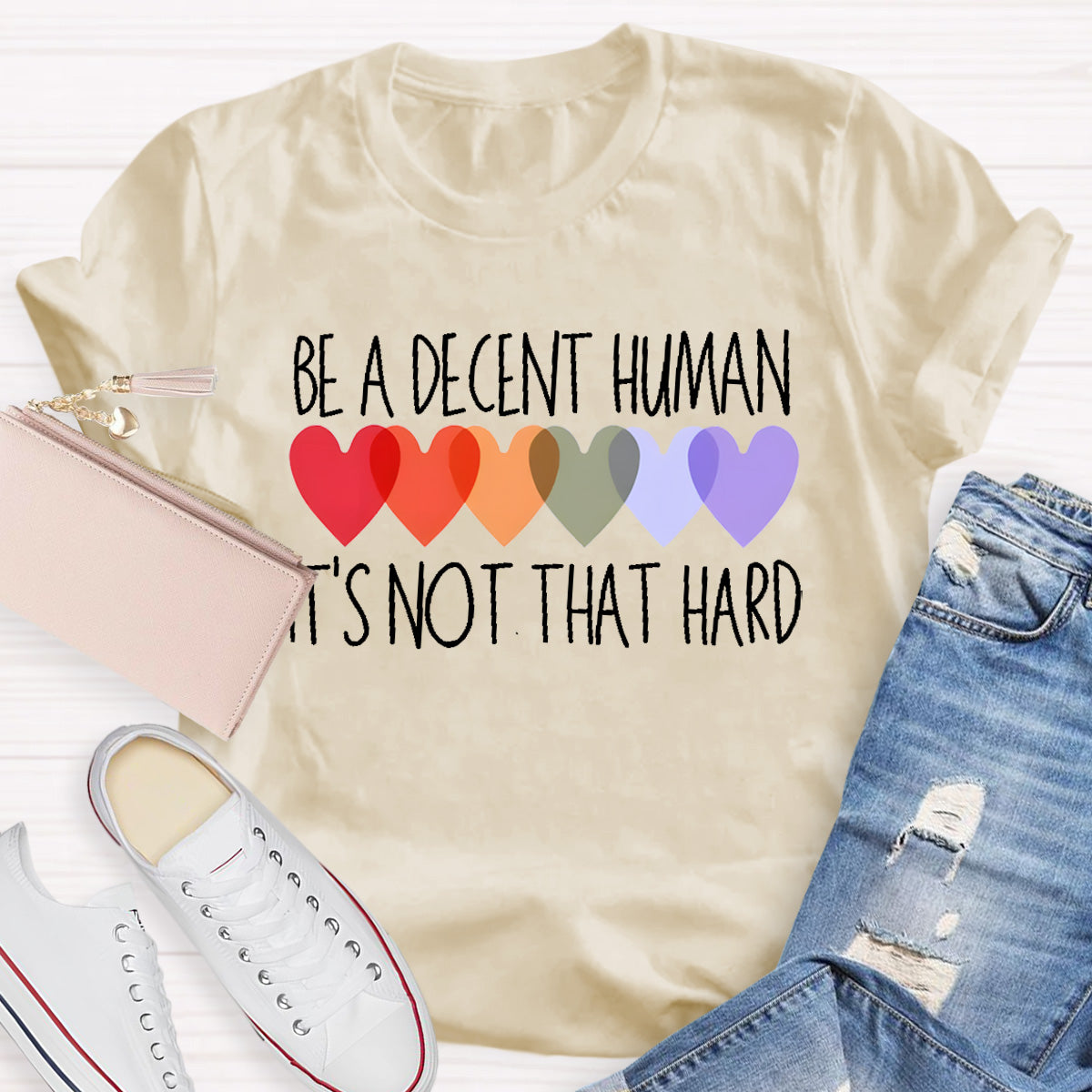 Be A Decent Human Teacher T-Shirt