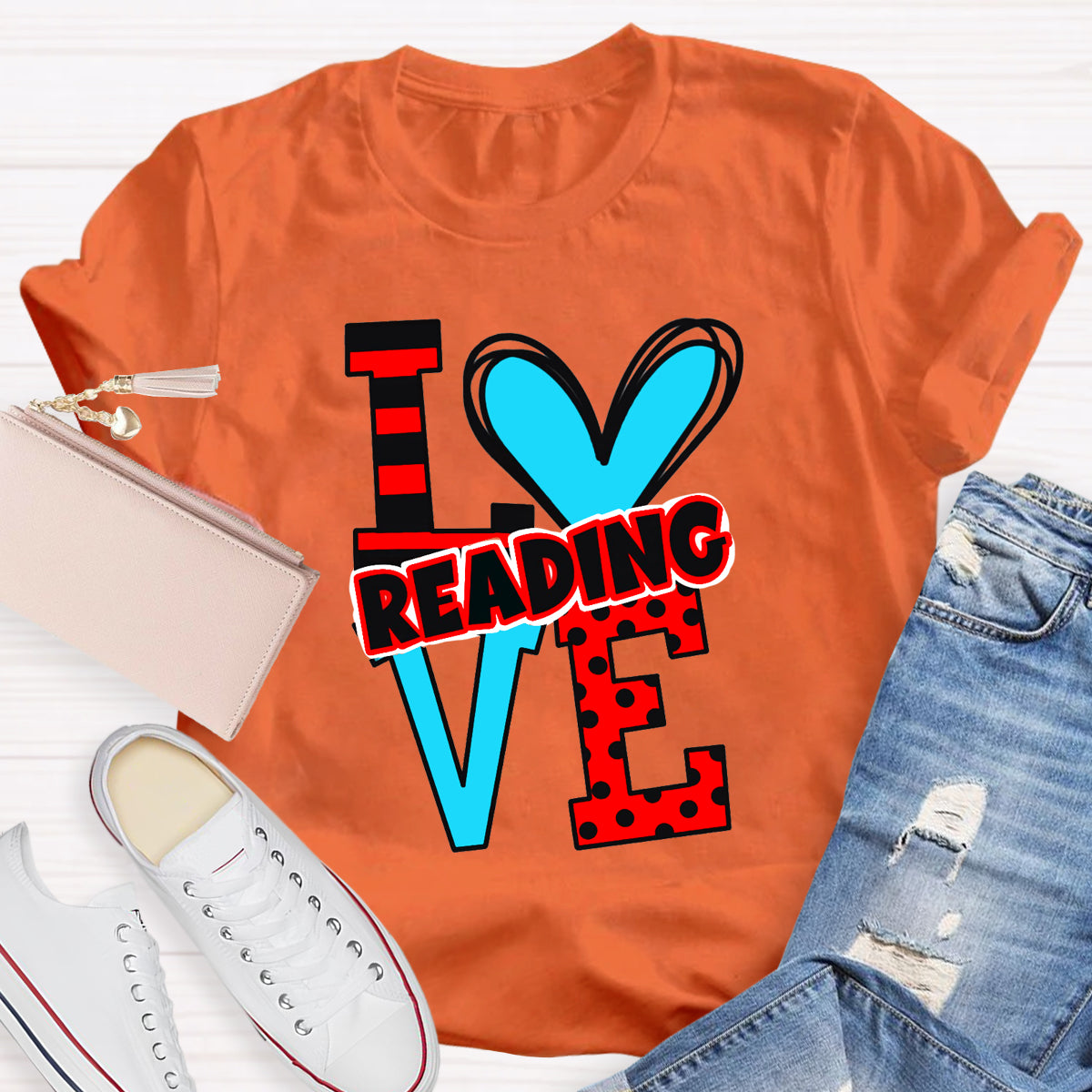 Love Reading Children's Books Teacher T-Shirt