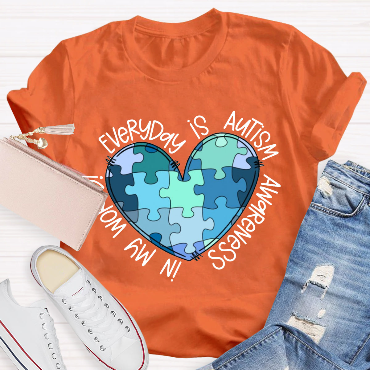In My World Every Day Is Autism Awareness T-Shirt