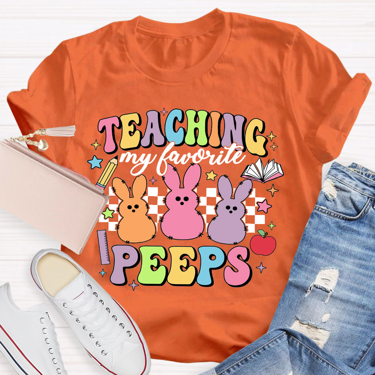Teaching My Favorite Peeps Teacher T-Shirt