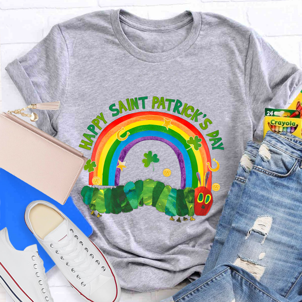 Happy St. Patrick's Day Caterpillar T-Shirt