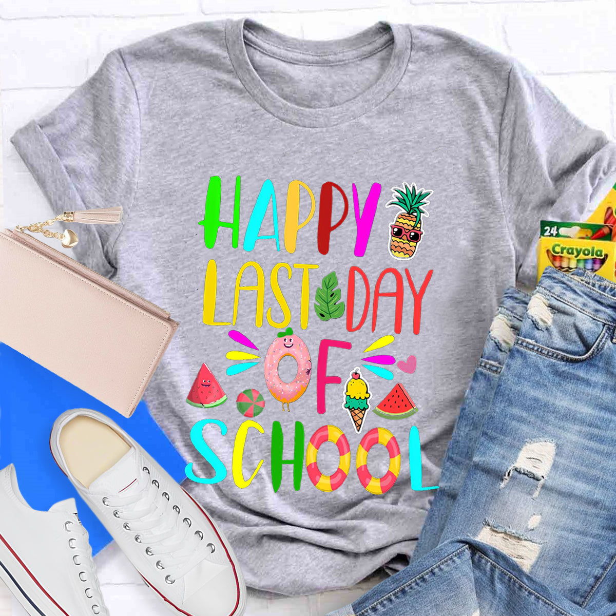 Happy Last Day Of School Summer Atmosphere T-Shirt