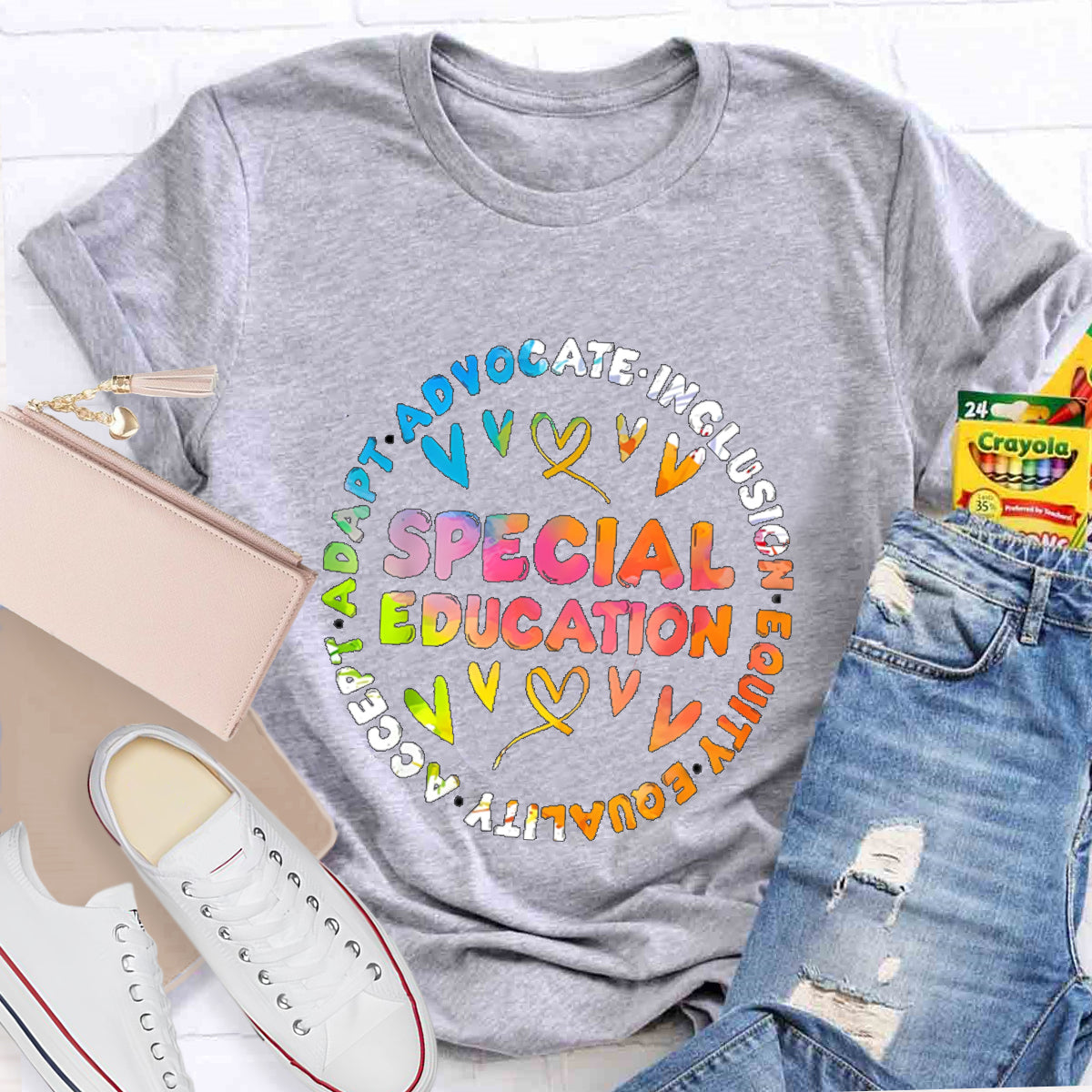 Special Education Teacher Adapt Advocate T-Shirt