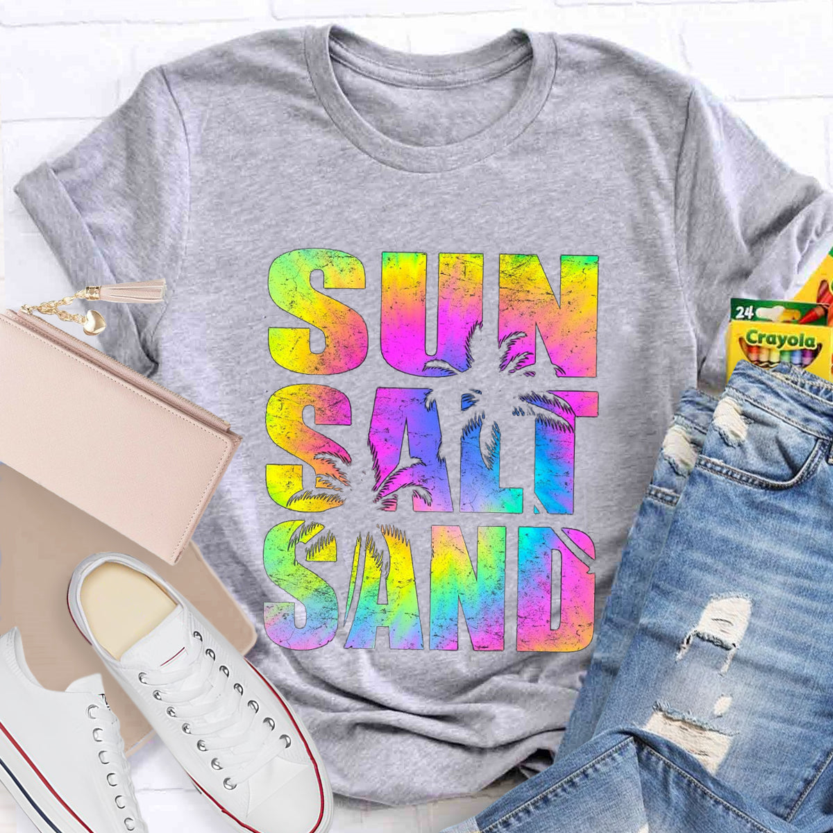 Sun Salt Sand Beach Summer T-Shirt
