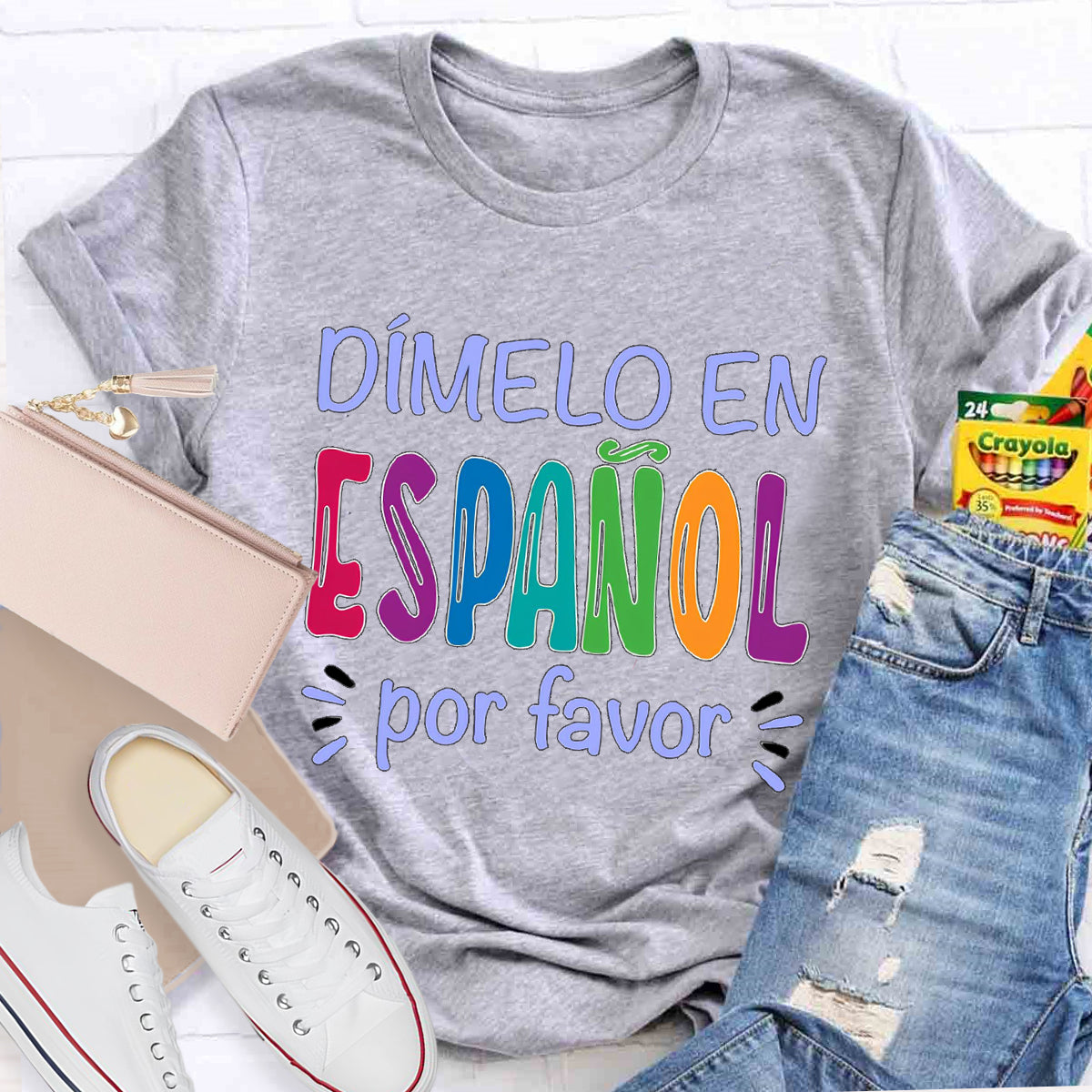 Dimelo En Español Por Favor Spanish Teacher T-Shirt