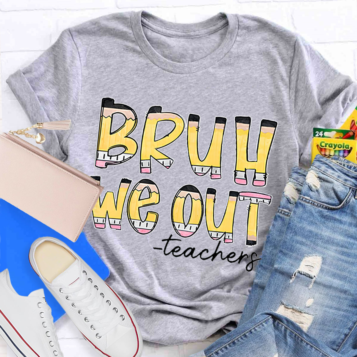 Bruh We Out Teacher T-Shirt