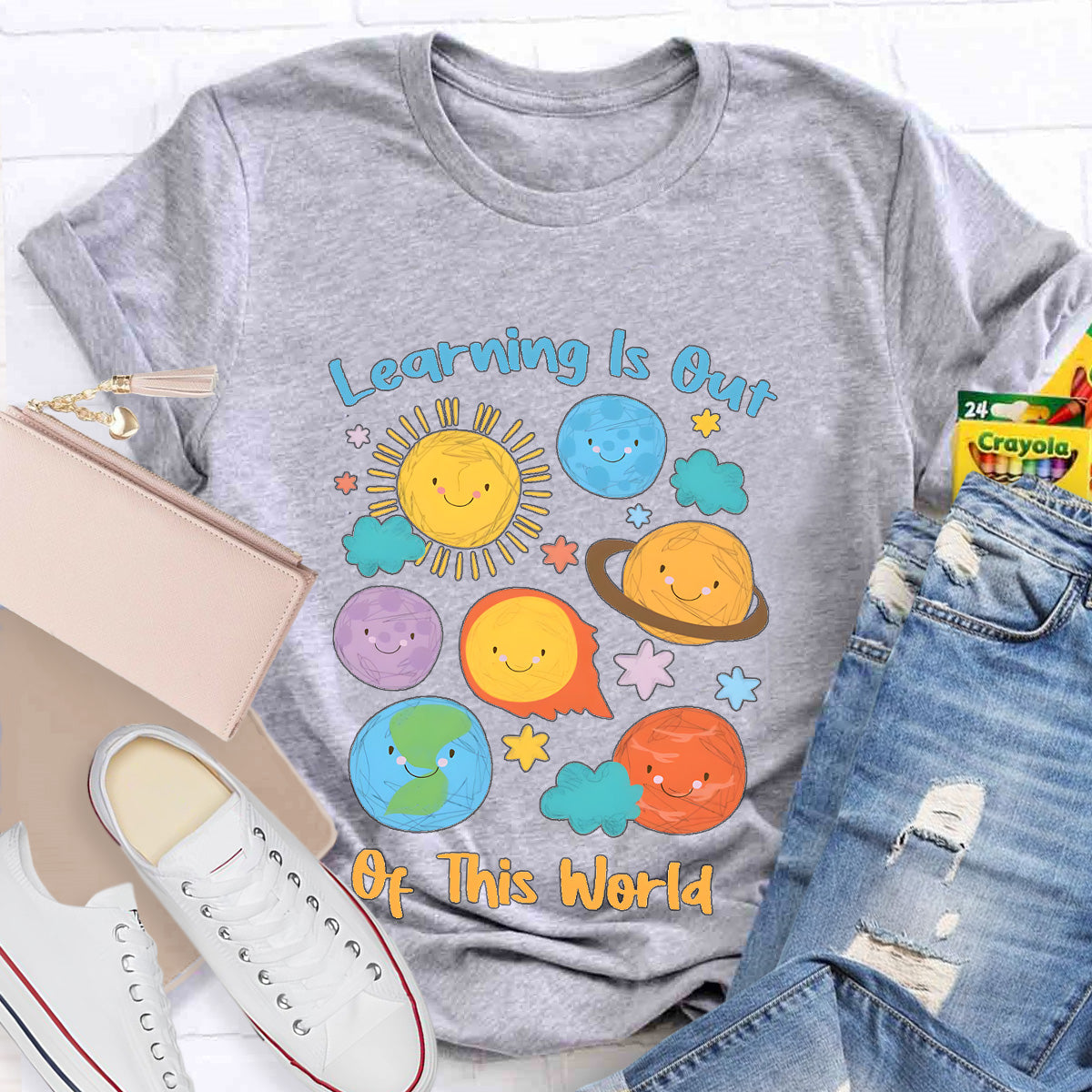 Learning Is Out Of This World Teacher T-Shirt