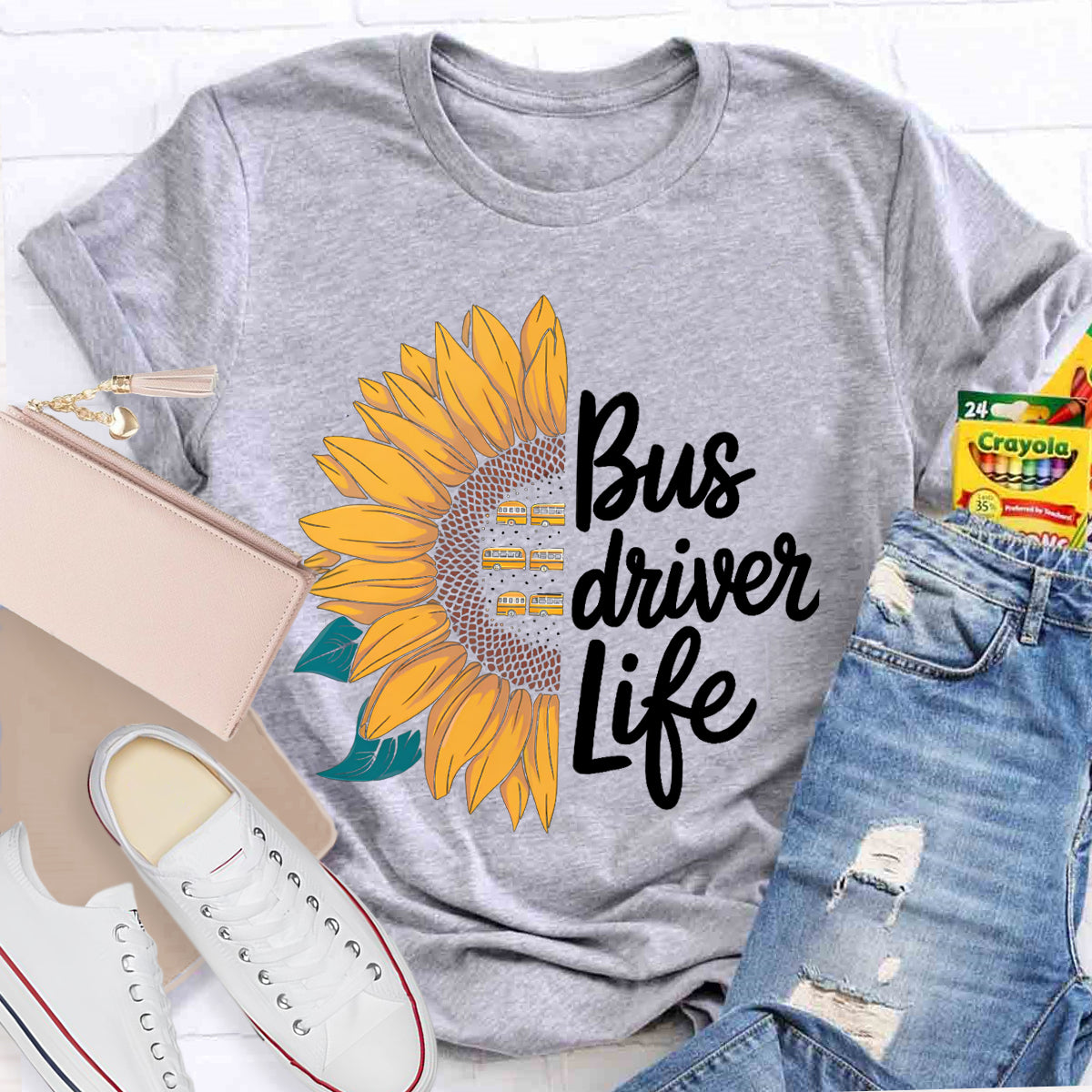 Bus Driver Life Teacher T-Shirt