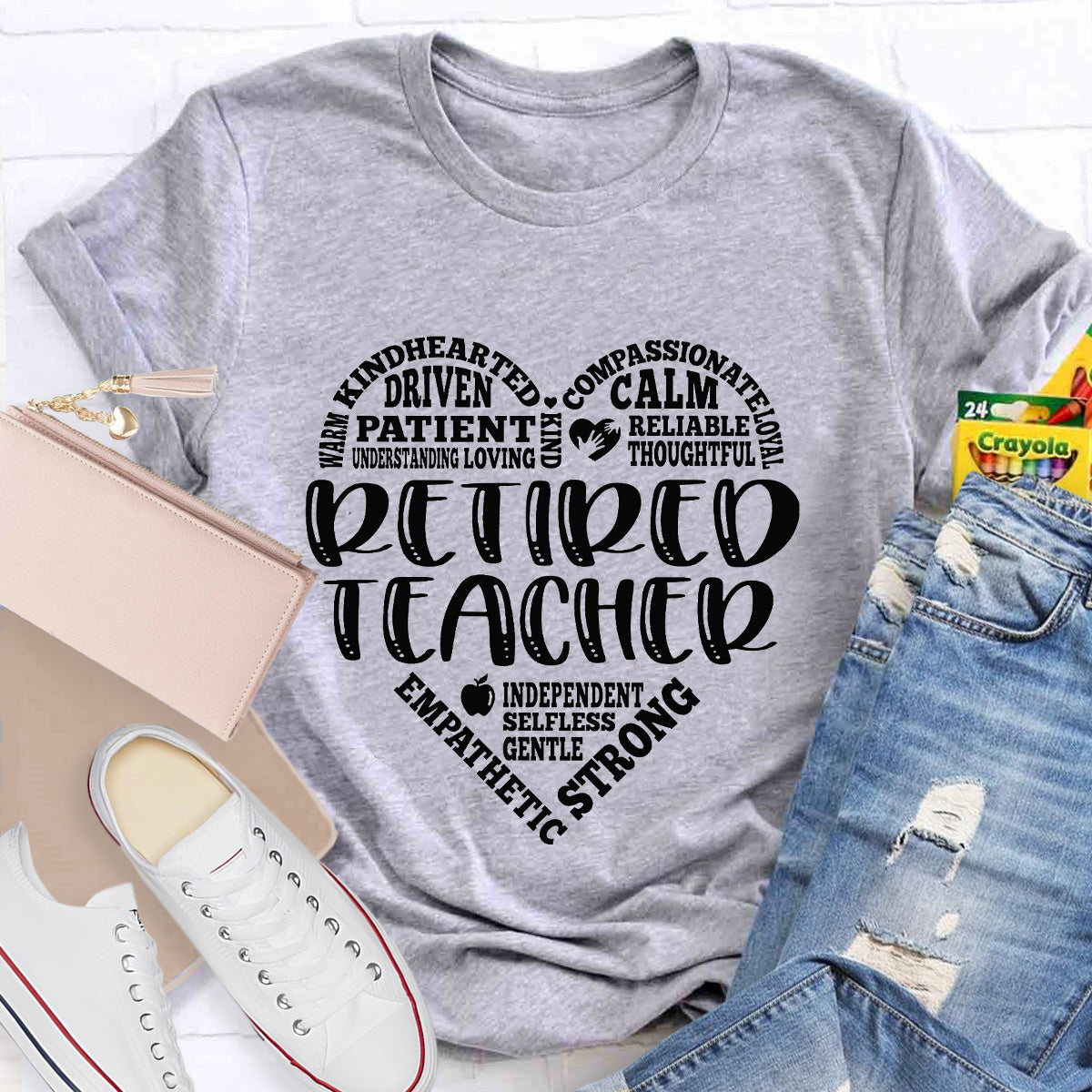 Retired Teacher Strong Teacher T-Shirt