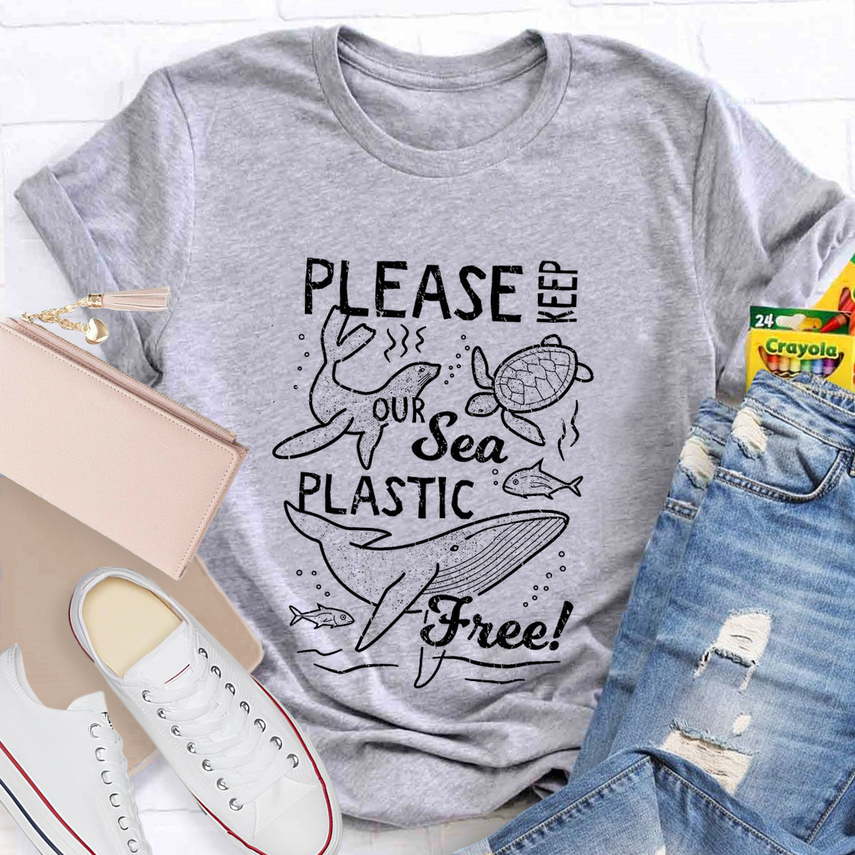 Please Keep Our Sea Plastic Free T-Shirt