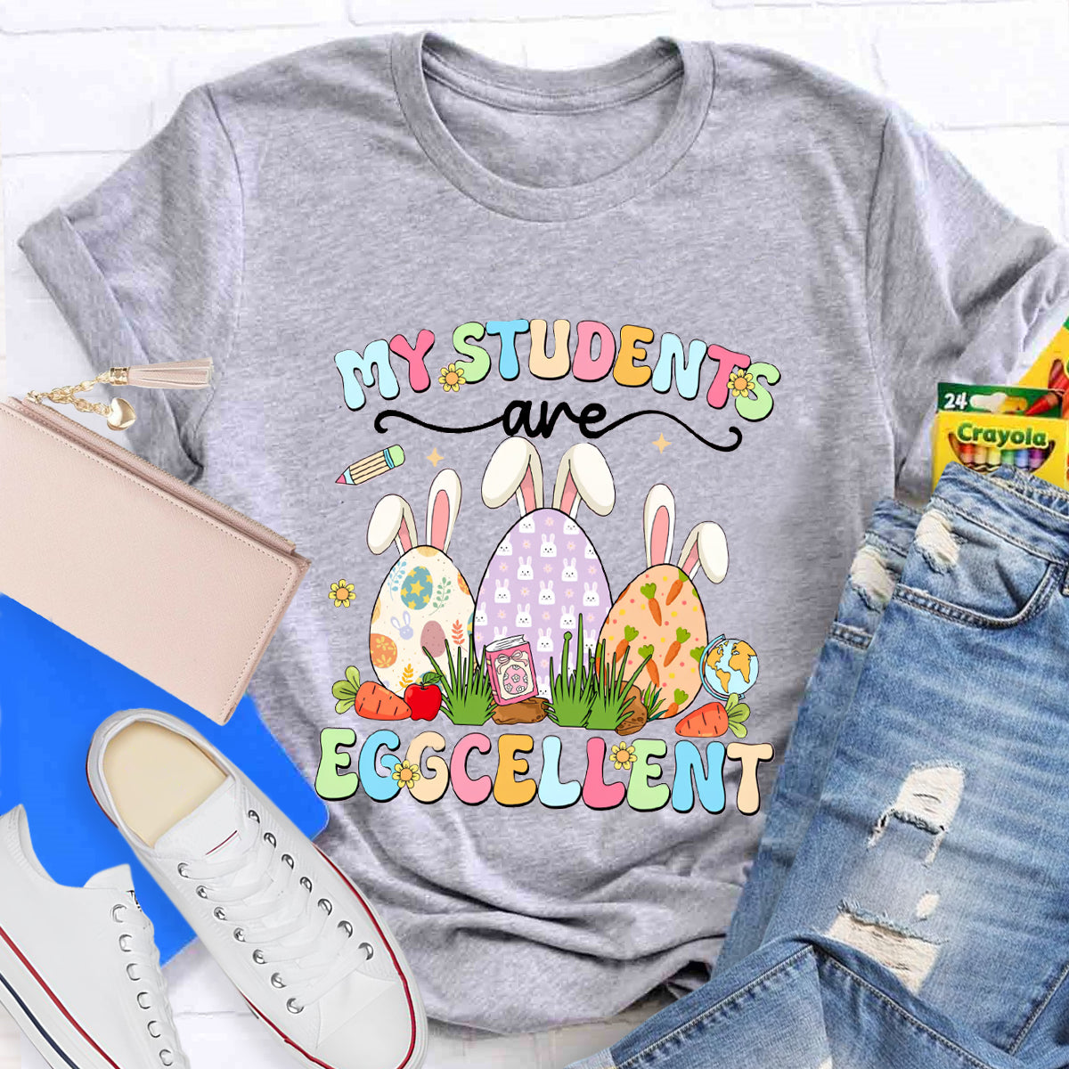 My Students Are Eggcellent Teacher T-Shirt