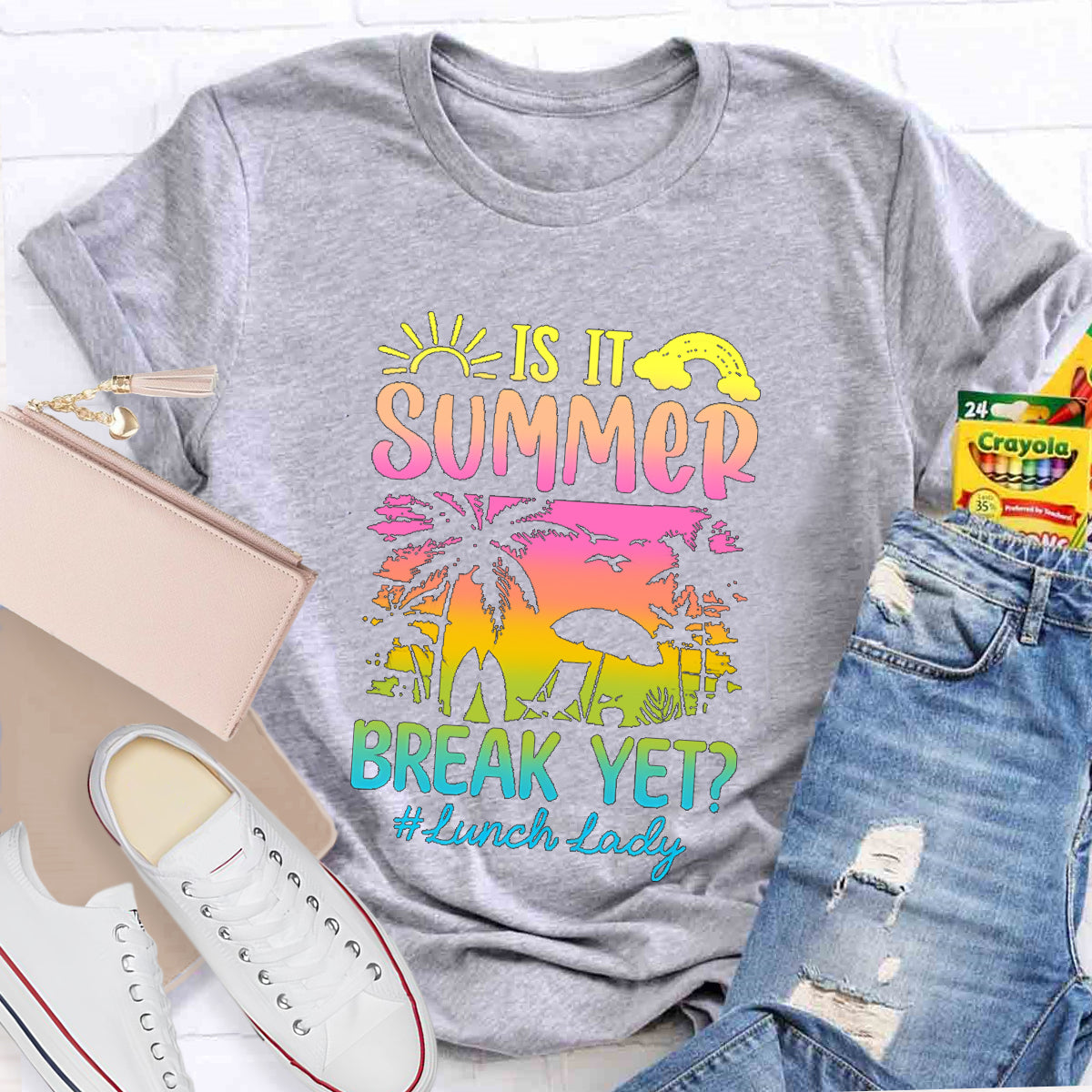 Personalized Position In School Is It Summer Break Yet T-Shirt