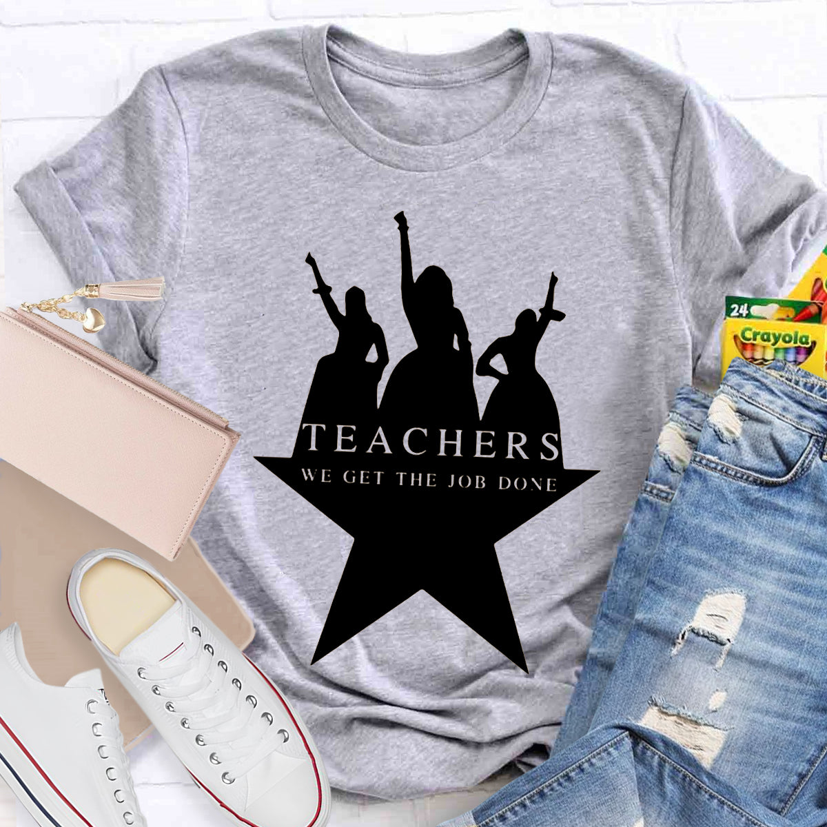 Teachers We Get The Job Done Teacher T-Shirt