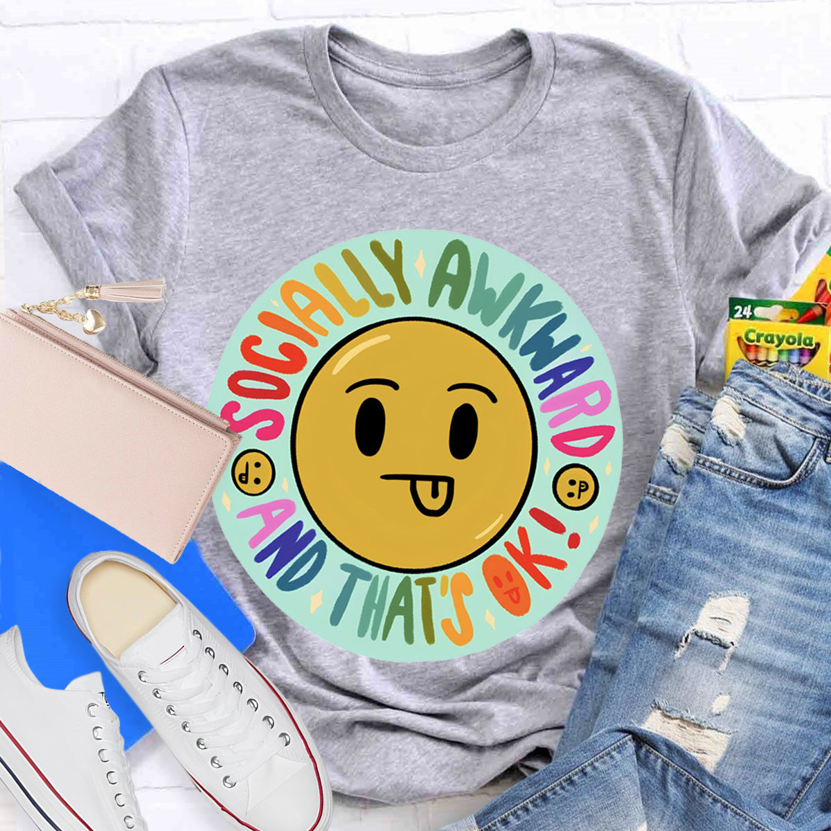 Smail That‘s Ok Teacher T-Shirt