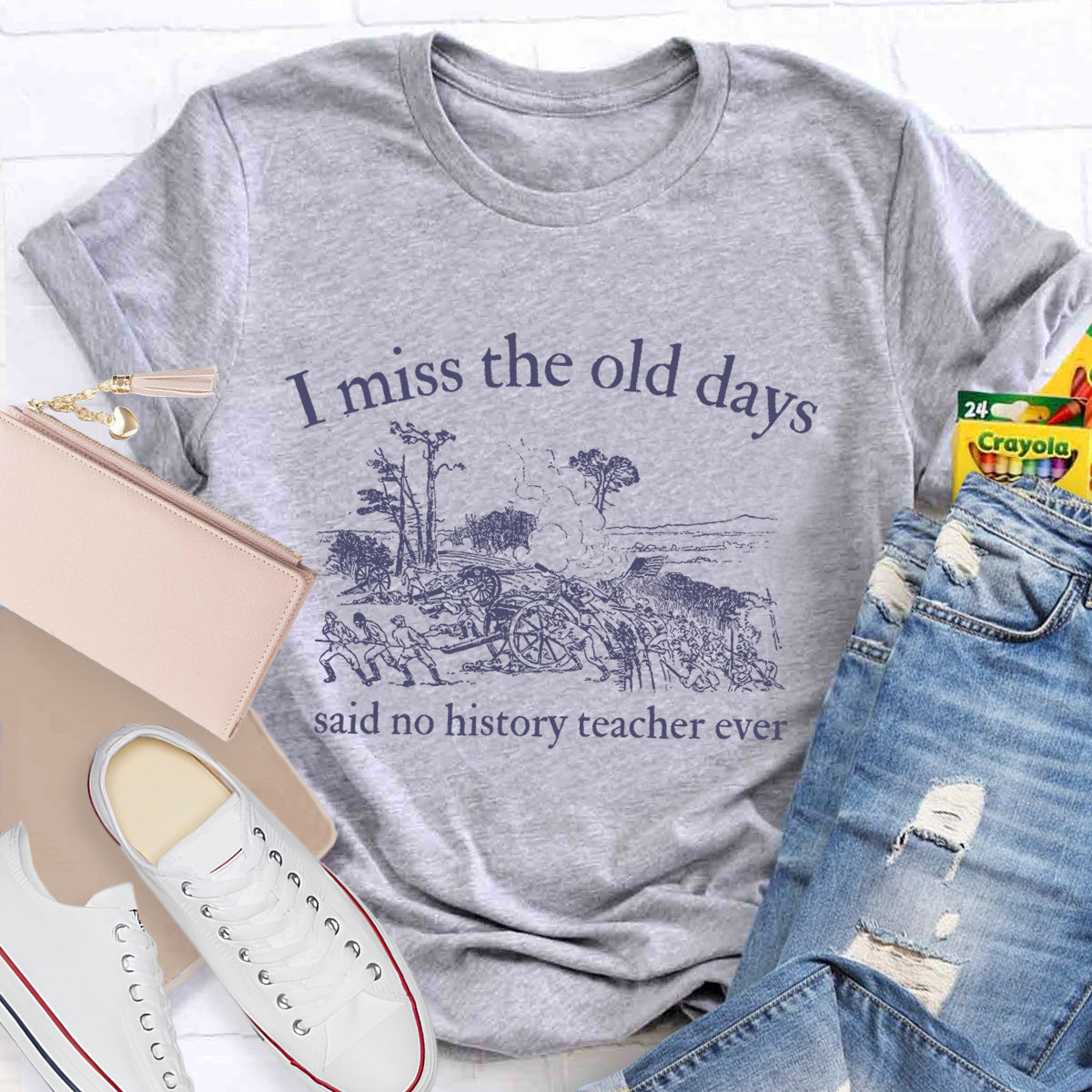 I Miss The Old Days Teacher T-Shirt