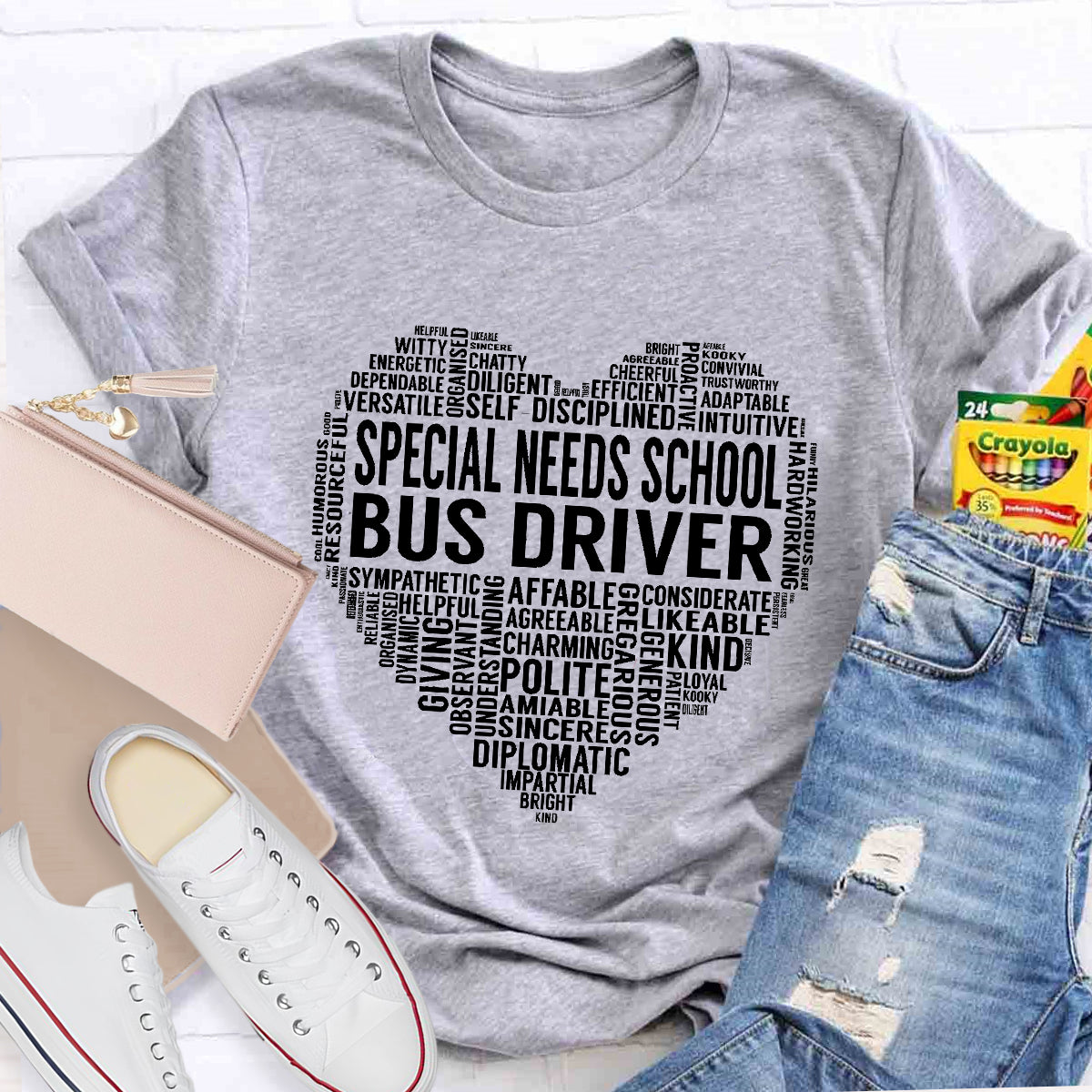 Special Needs School Bus Driver Teacher T-Shirt