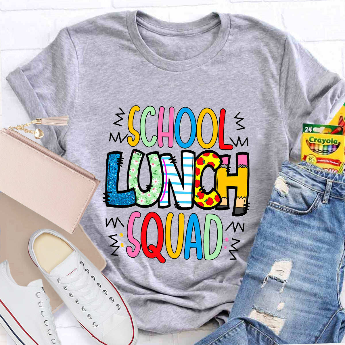 School Lunch Squad Lunch Lady T-Shirt
