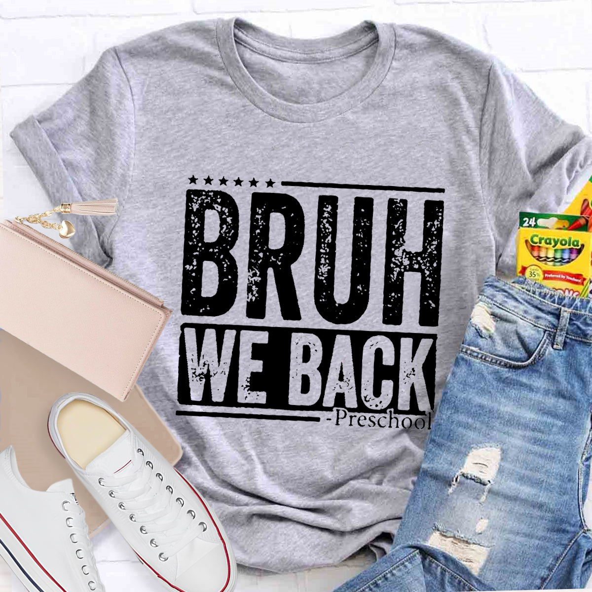 Personalized Grade Bruh We Back Back To School T-shirt