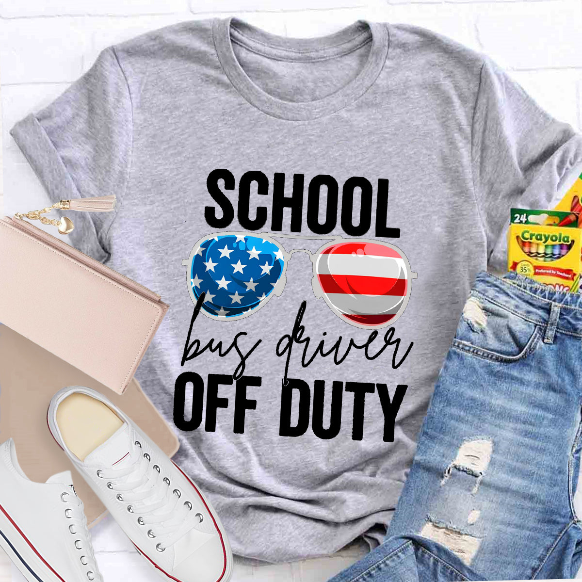 School Bus Driver Off Duty T-Shirt