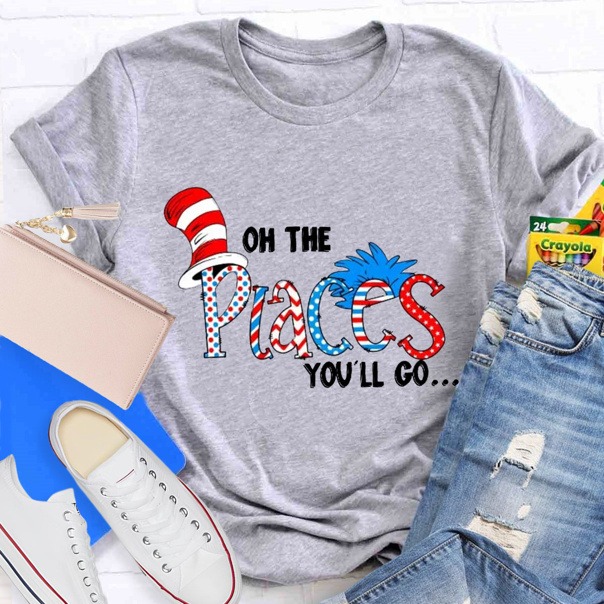 Oh The Place You'll Go Teacher T-Shirt