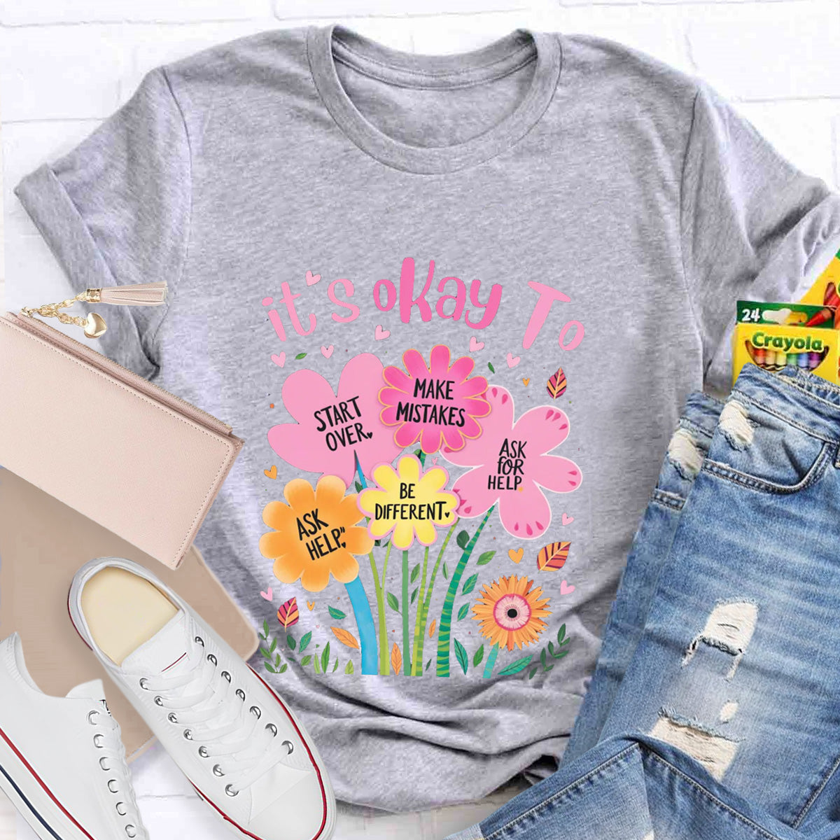 It's Okay To Be Different Teacher T-Shirt
