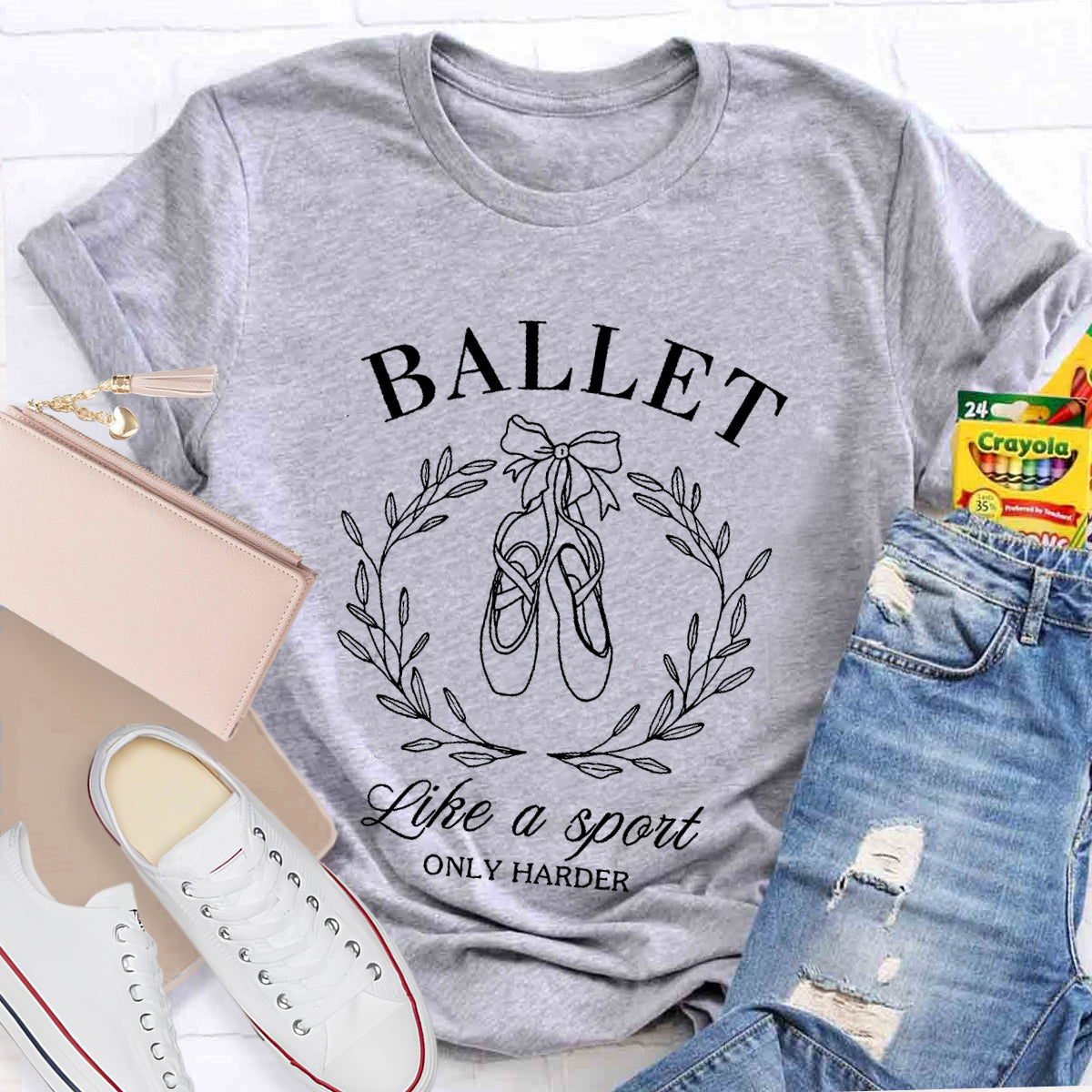 Ballet Like A Sport Only Harder Teacher T-Shirt