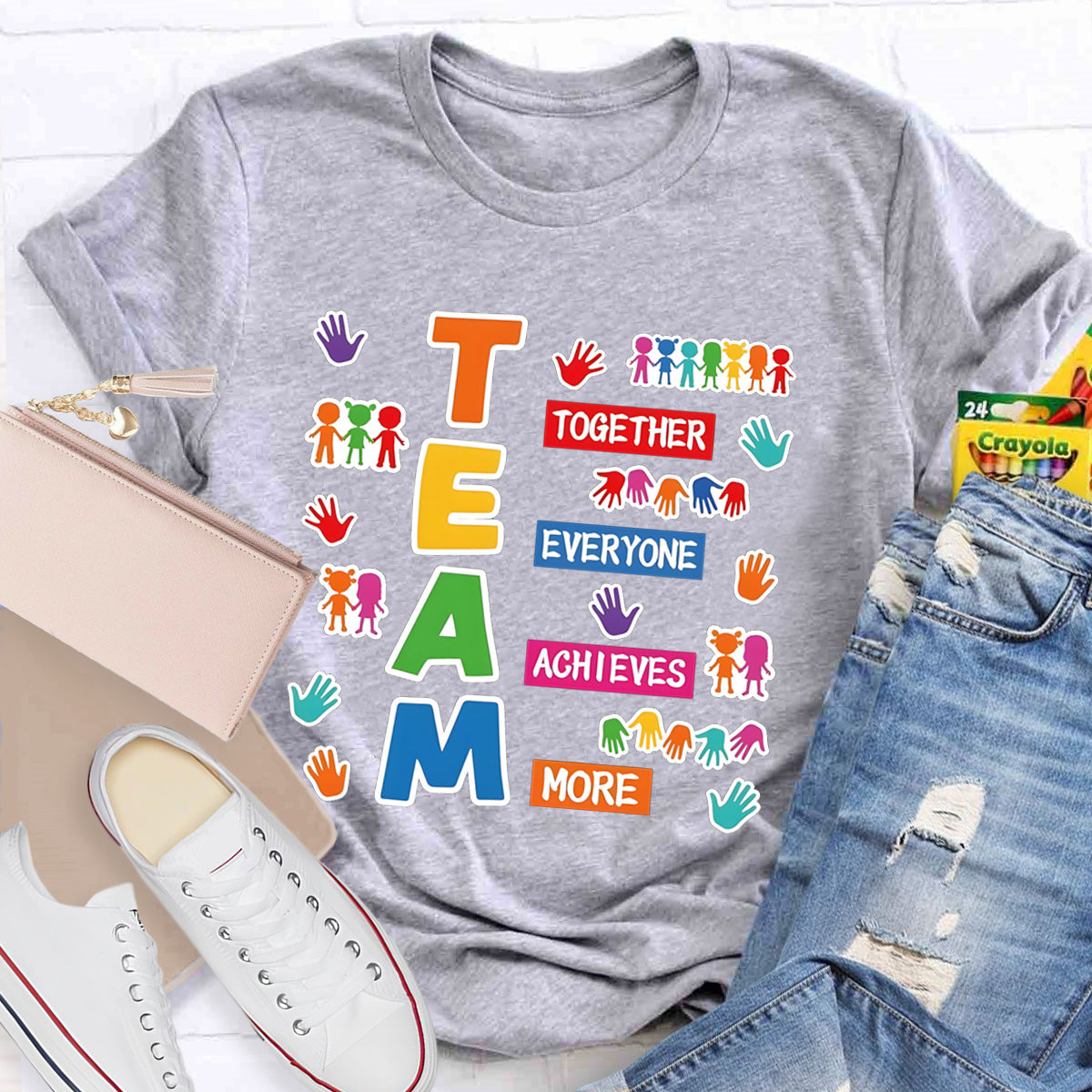 Team Together Everyone Achieves More Teacher T-Shirt