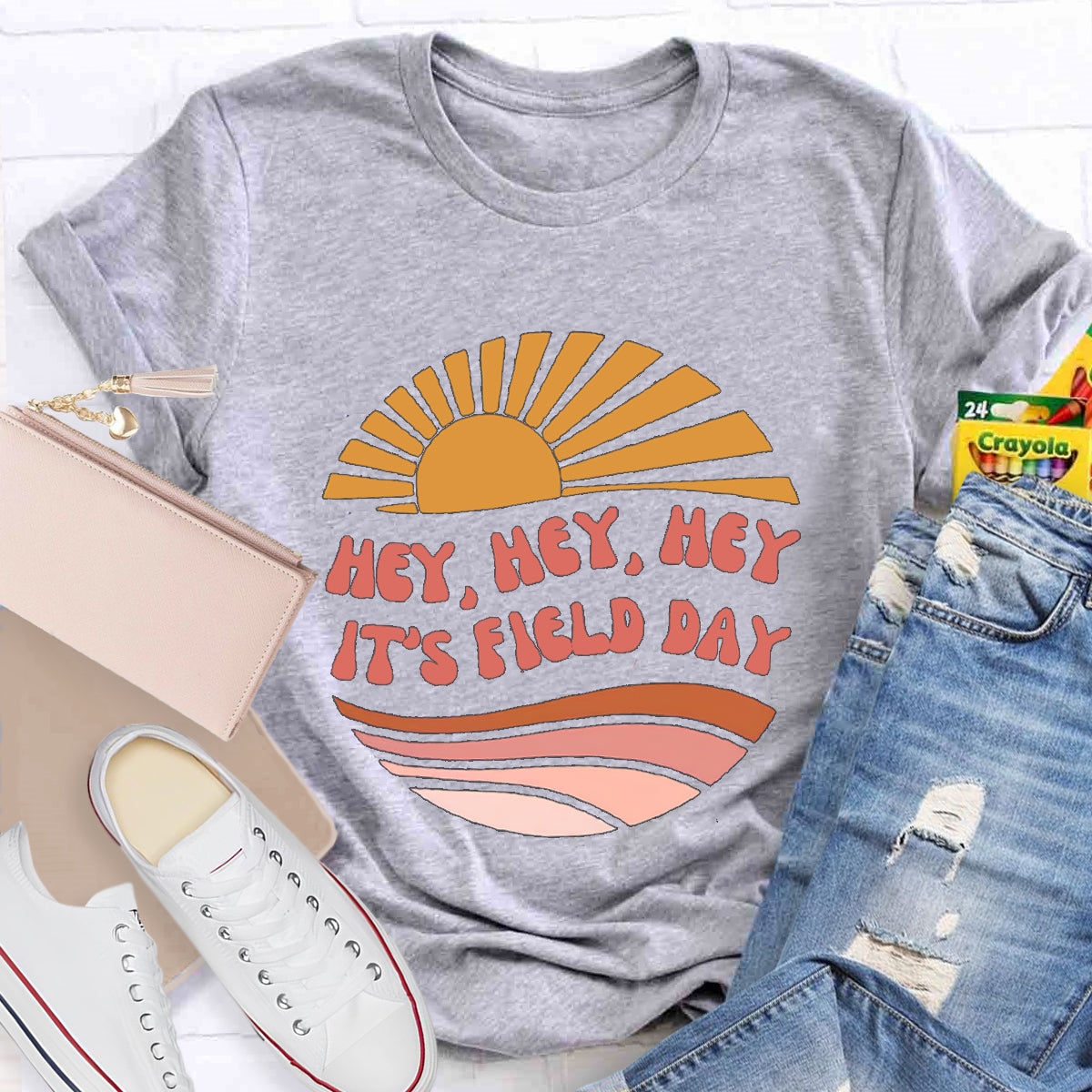Hey It's Field Day Teacher T-Shirt