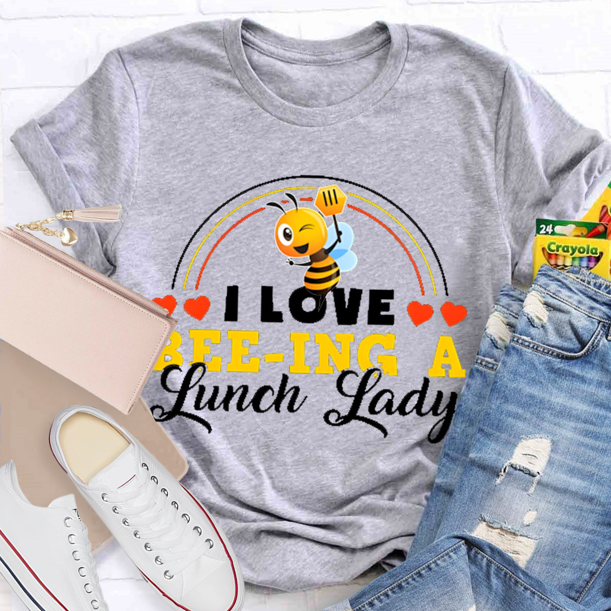 I Love Being A Lunch Lady T-Shirt