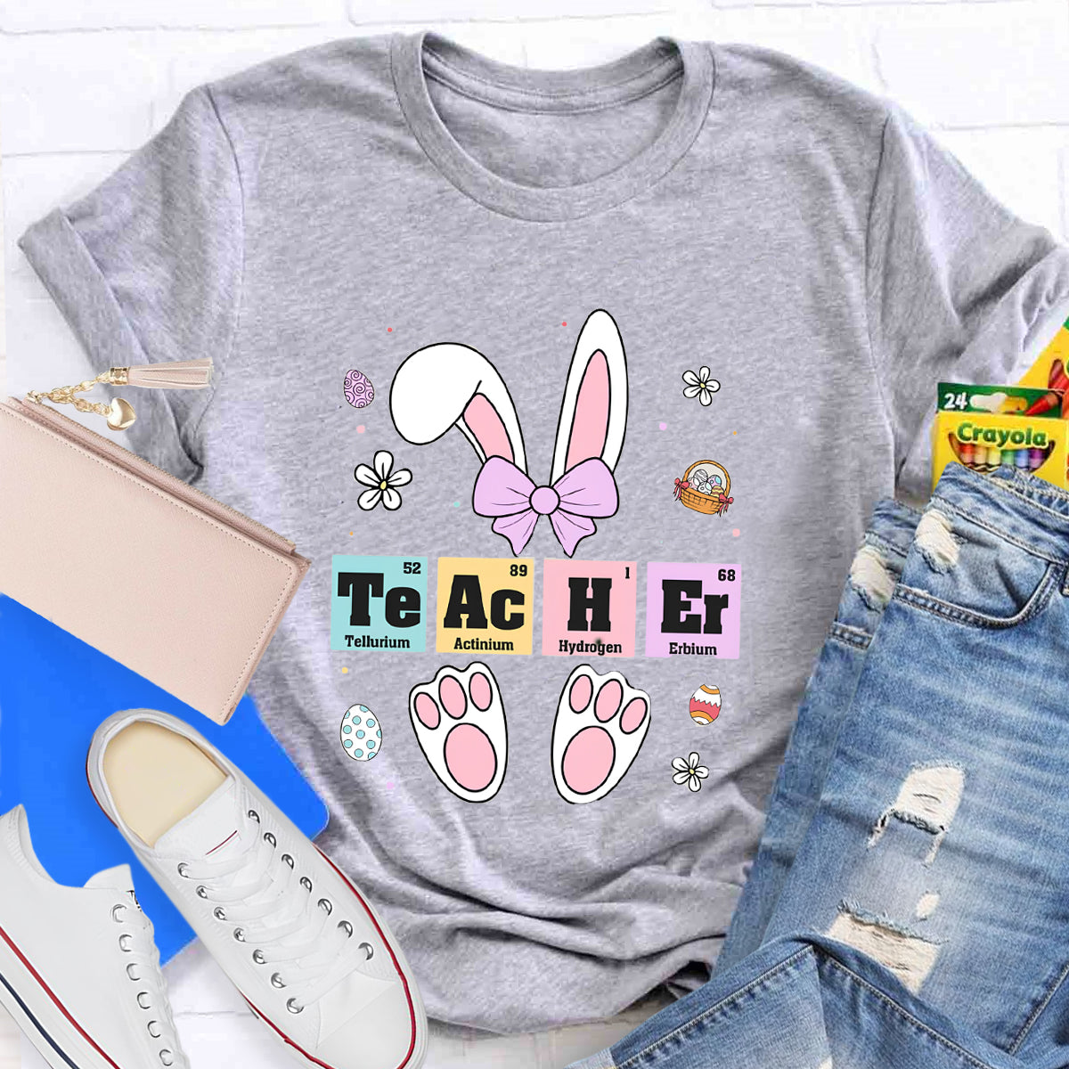 Teacher Easter Periodic Elements T-Shirt