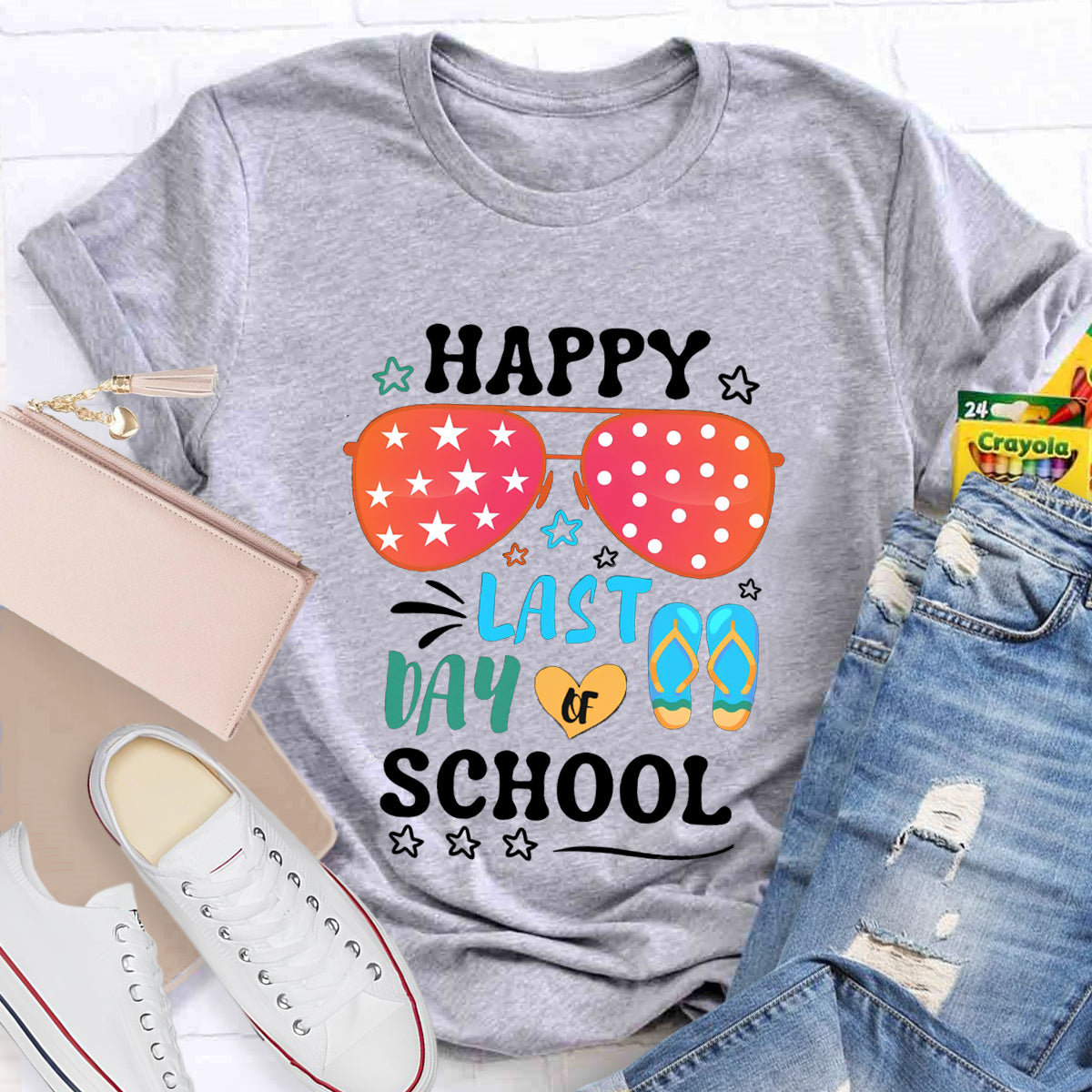 Happy Last Day Of School Sunglass T-Shirt