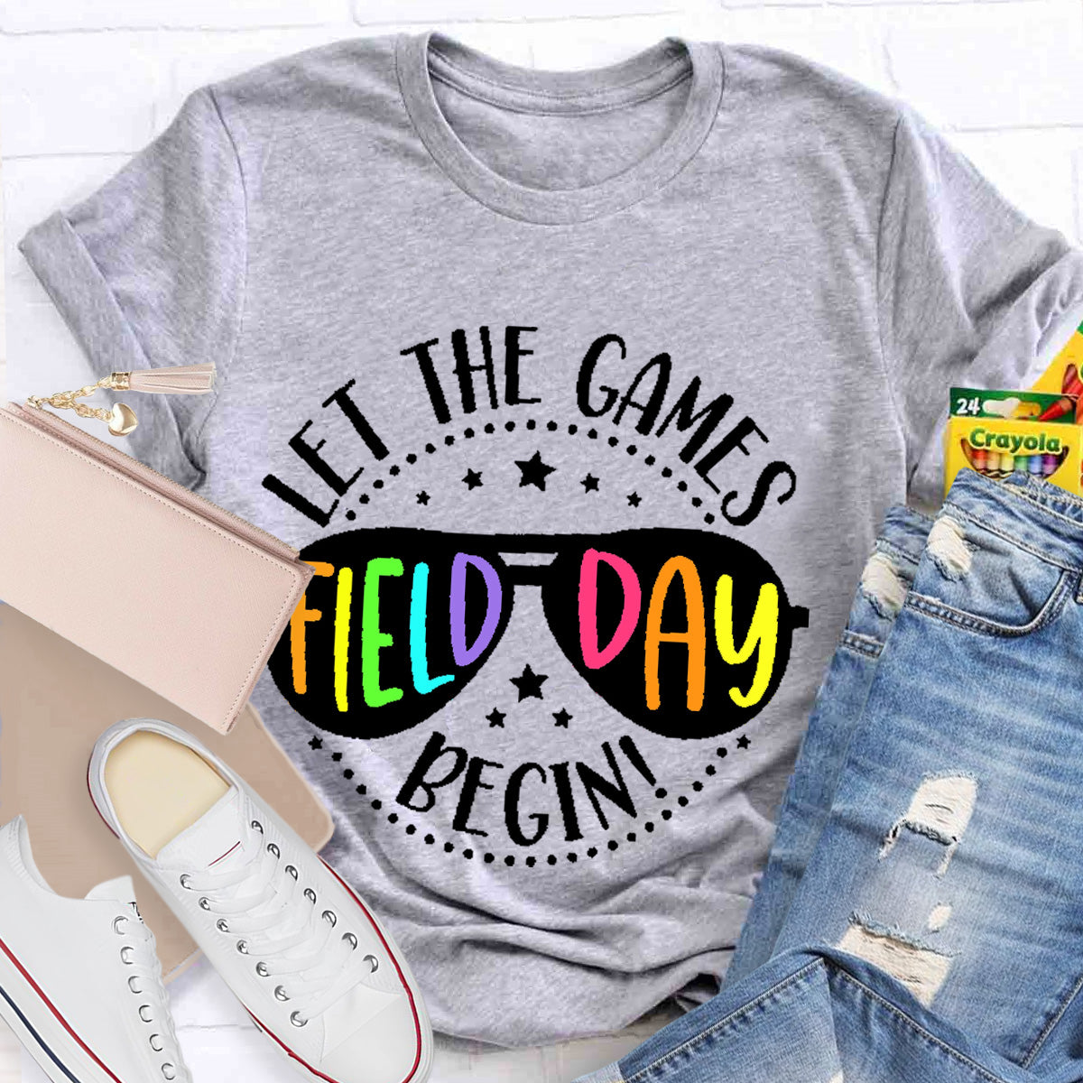 Let The Games Field Day Begin Teacher T-Shirt