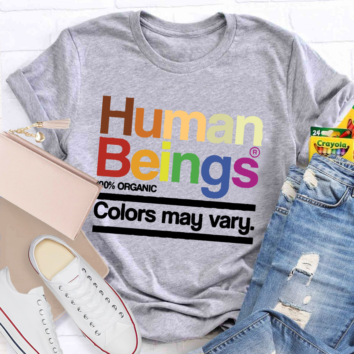 Human Beings Teacher T-Shirt