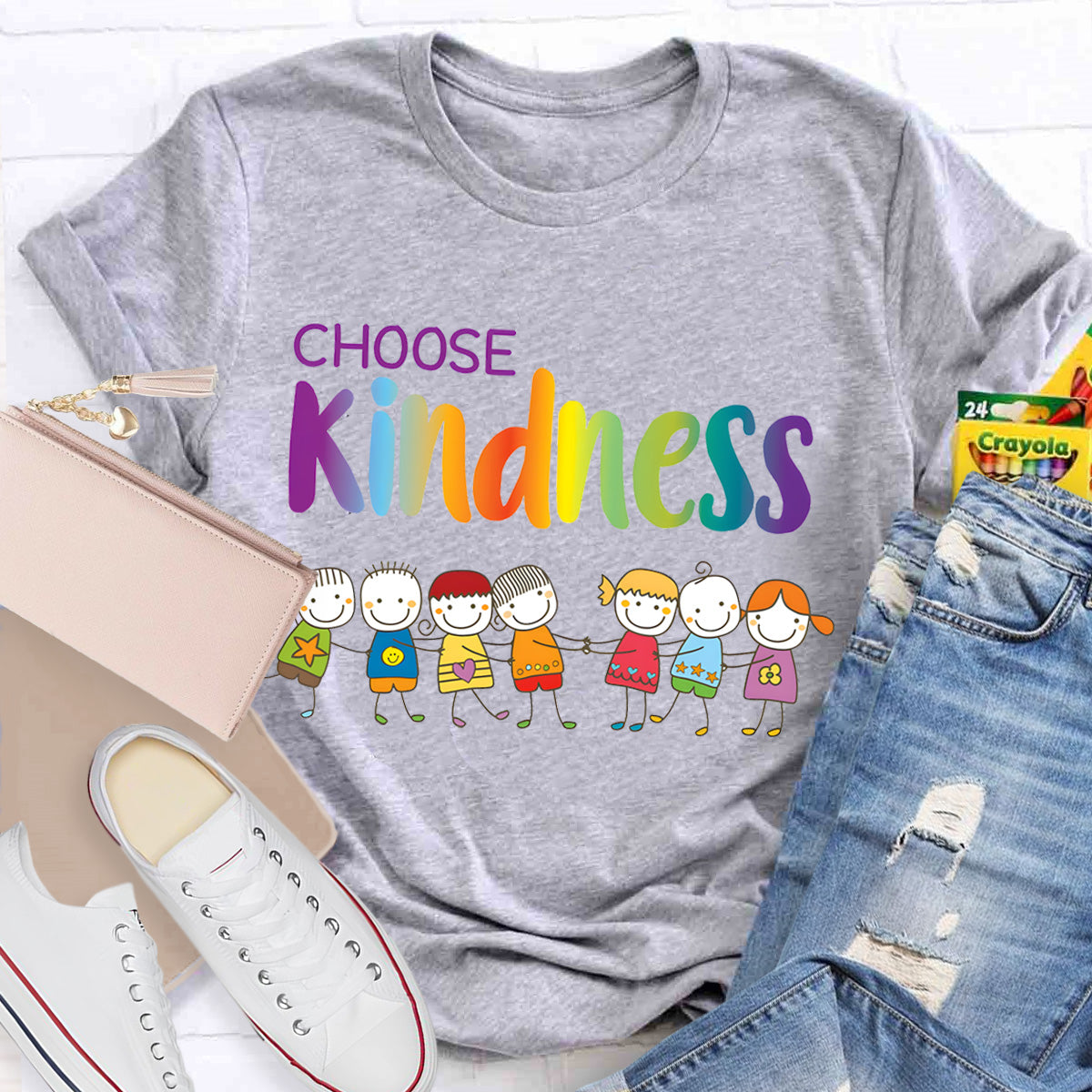 Choose Kindness Pretty Kids T-Shirt