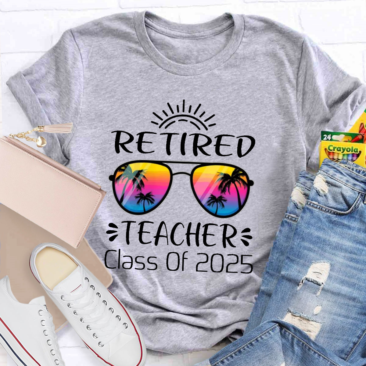 Personalized Year Retired Teacher Teacher T-Shirt