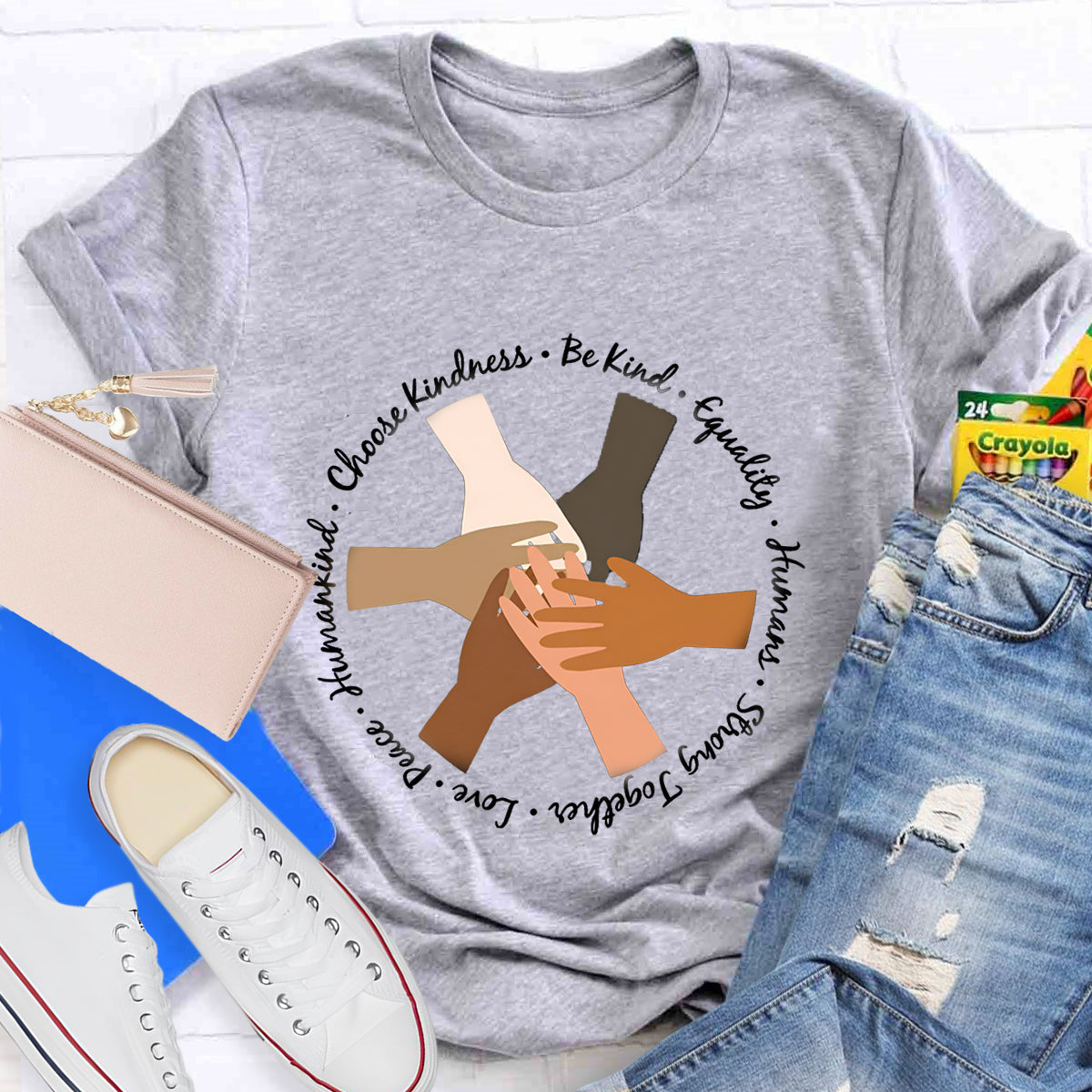Be Kind Choose Kindness Teacher T-Shirt