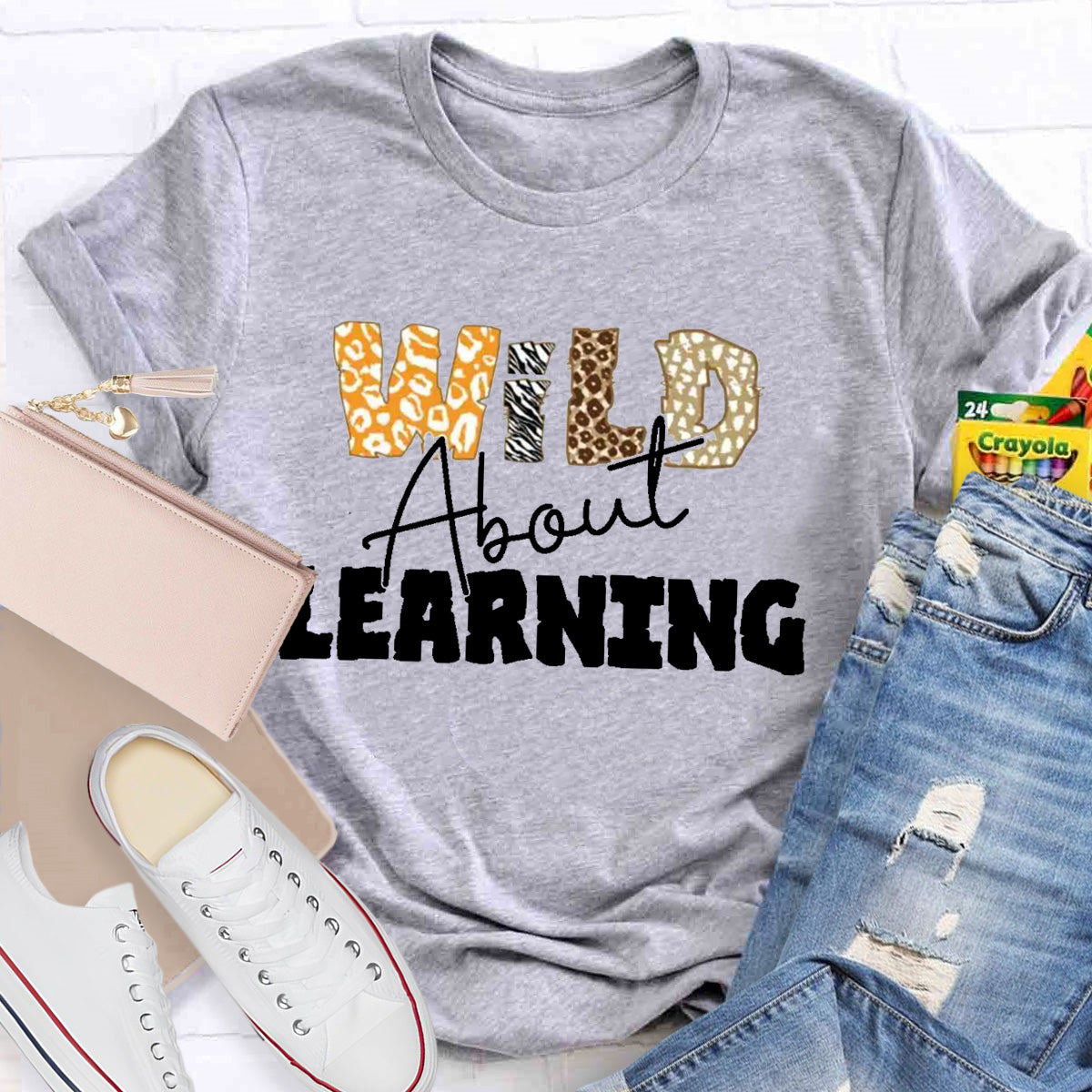 Wild About Learning Teacher T-Shirt