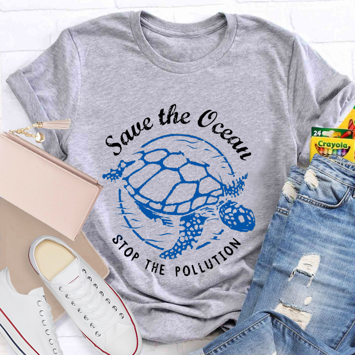 Save The Ocean Stop The Pollution T-Shirt