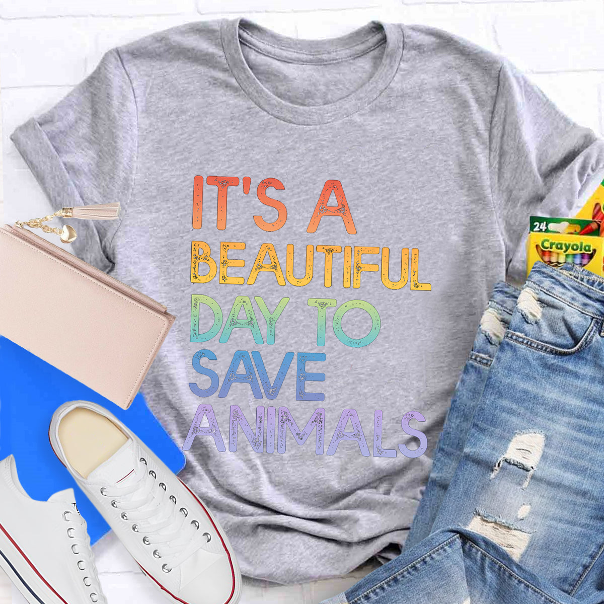 It's A Beautiful Day To Save Animals T-Shirt