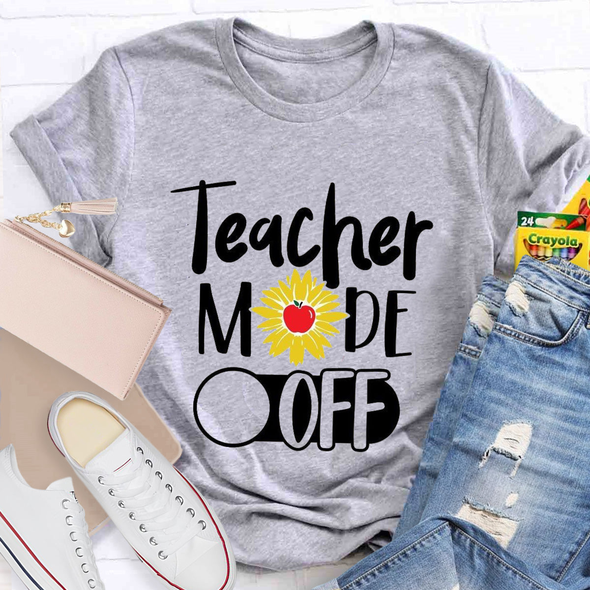 Teacher Mode Off Apple Teacher T-Shirt